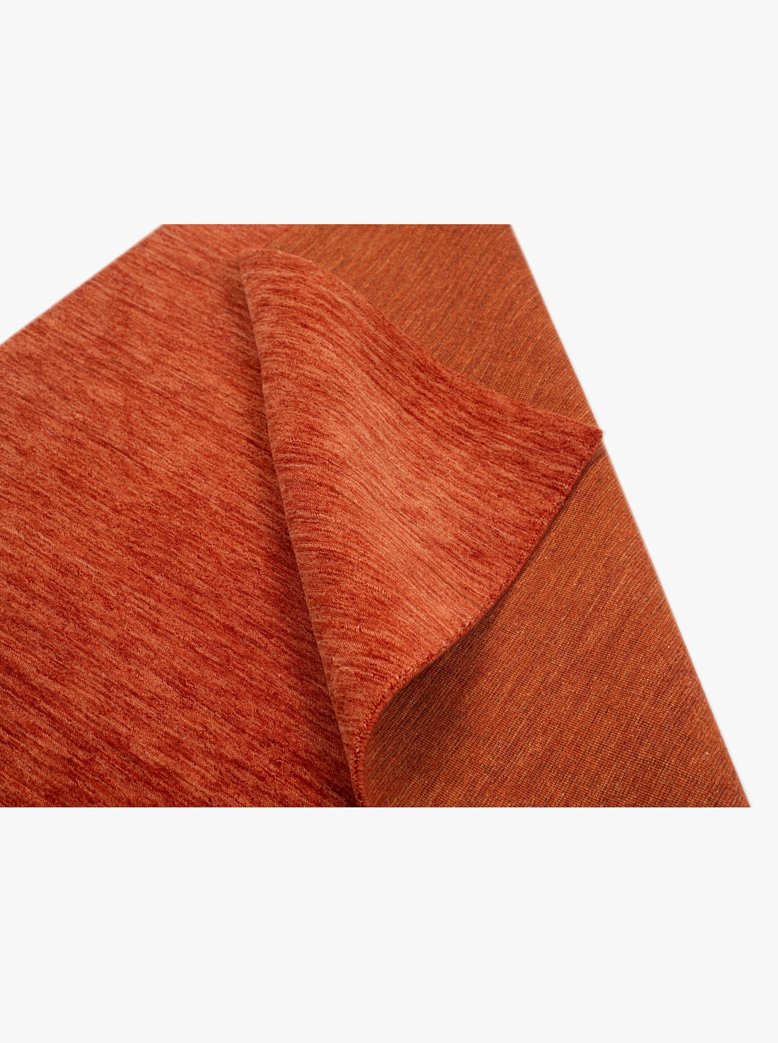 Theko Handwebteppich - orange