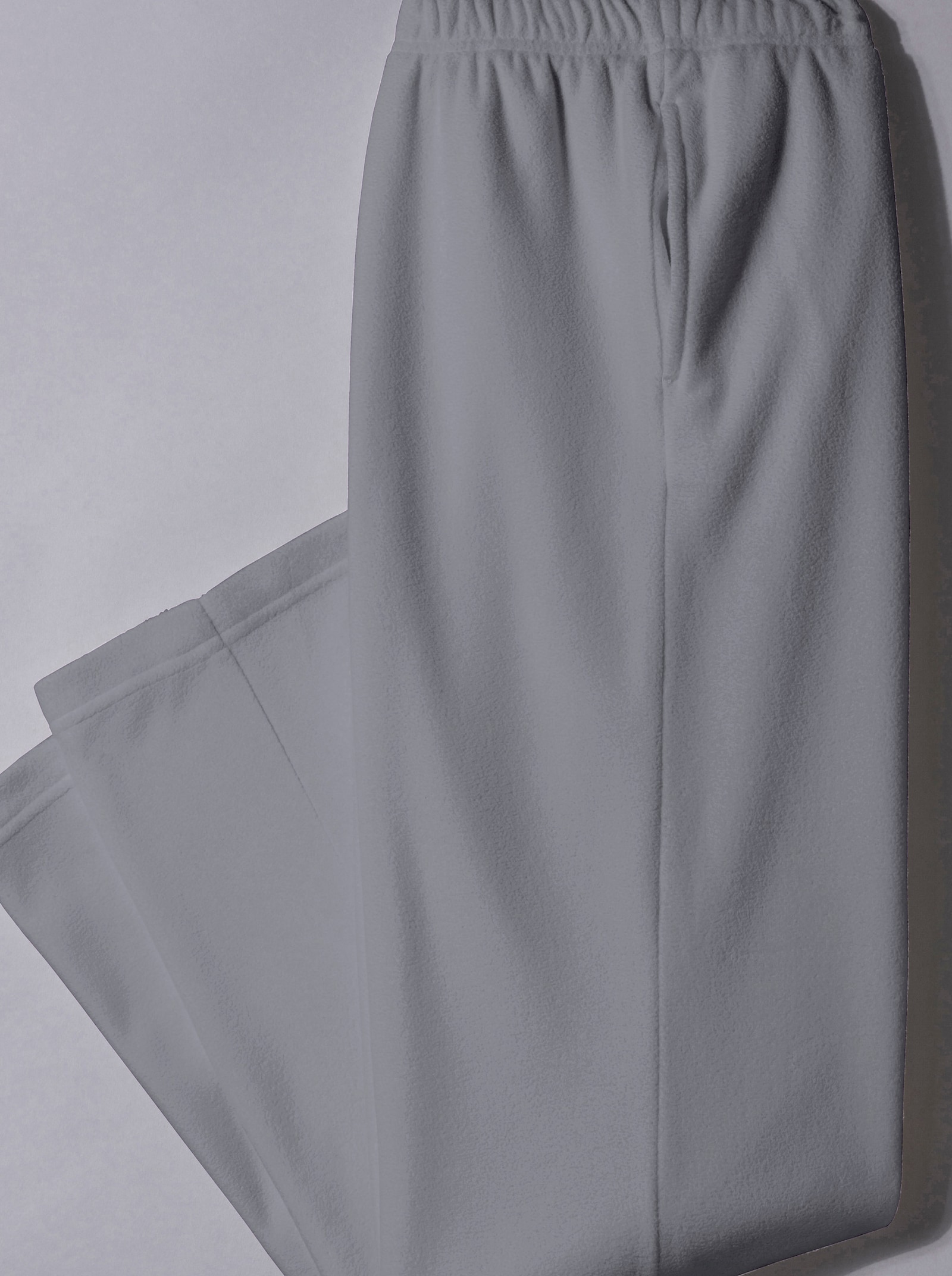 Fleecebyxor i mikrofleecekvalitet - ljusgrå