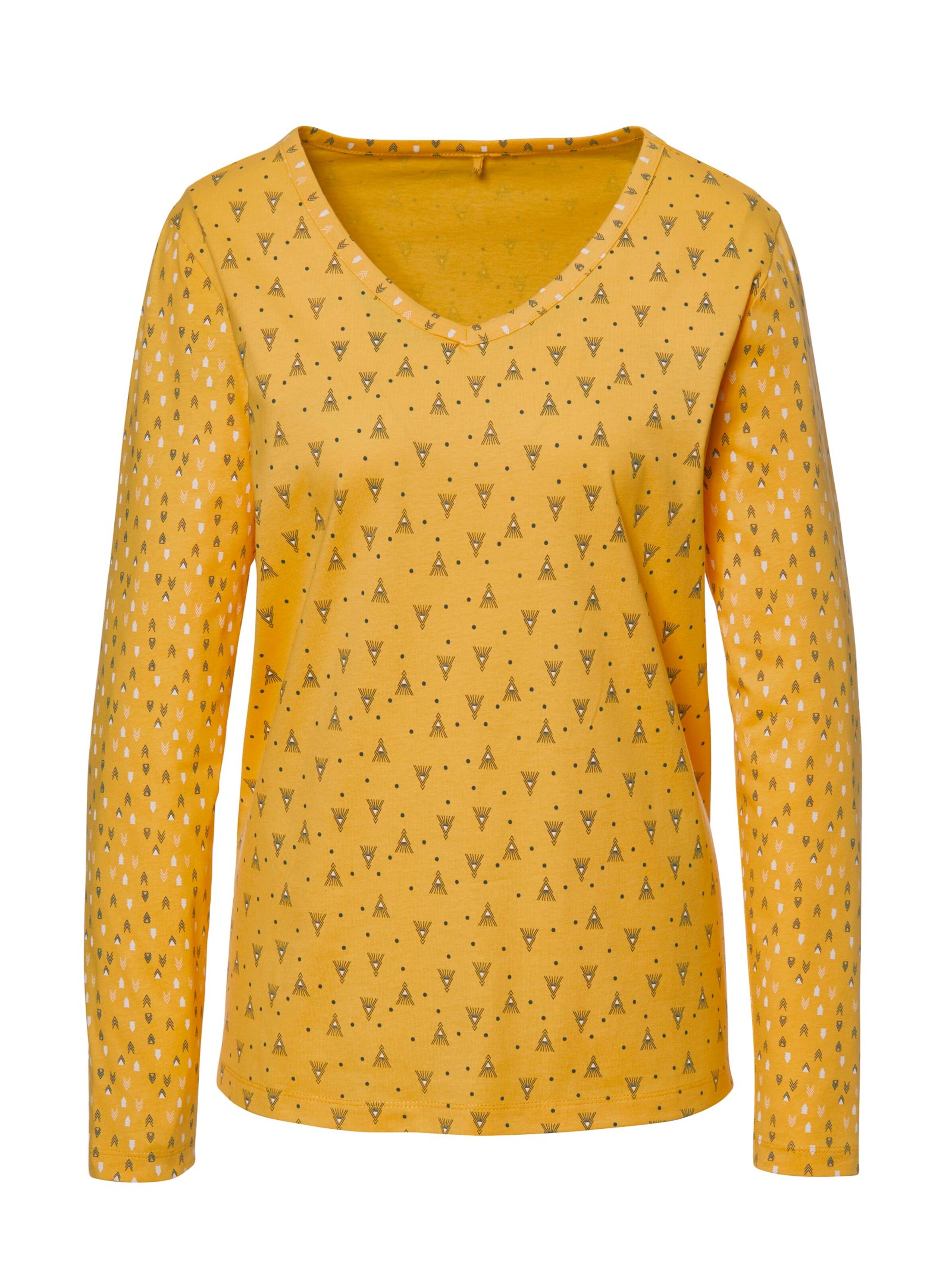 Shirt - curry-gemustert