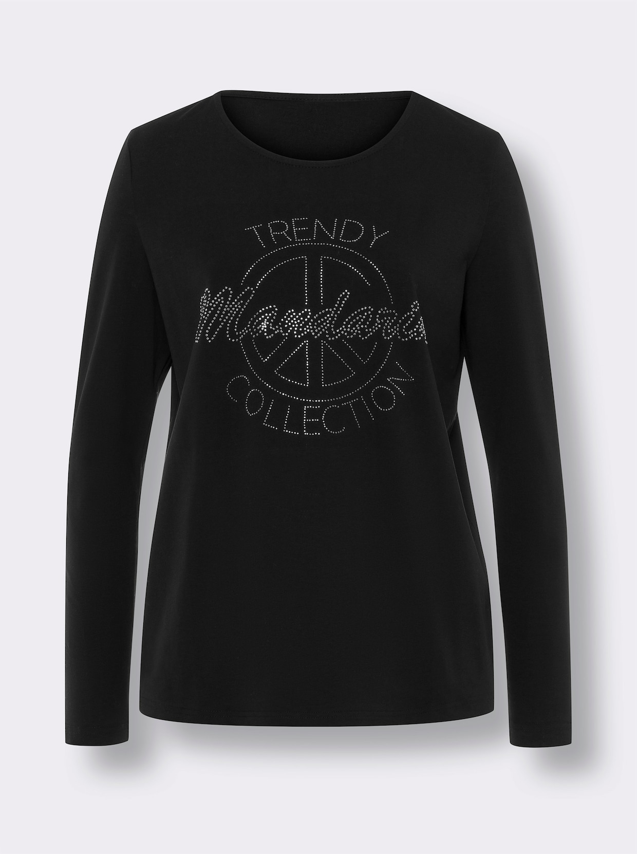 heine Shirt met lange mouwen - zwart