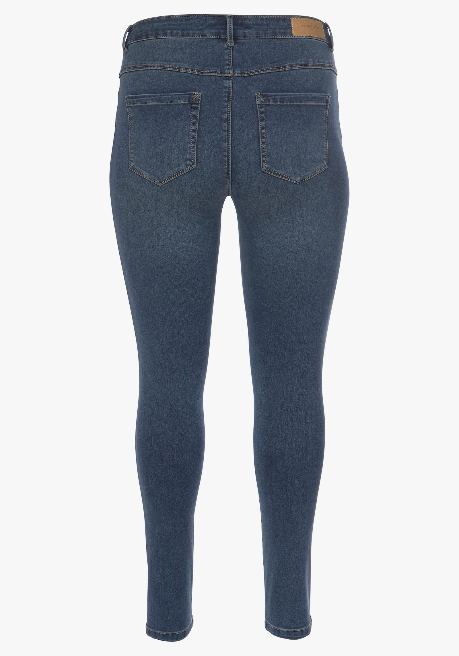 High-waist-Jeans - blue-used