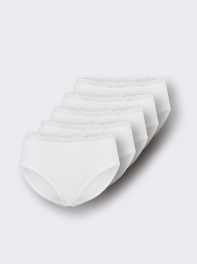 wäschepur Hüftslip - weiß
