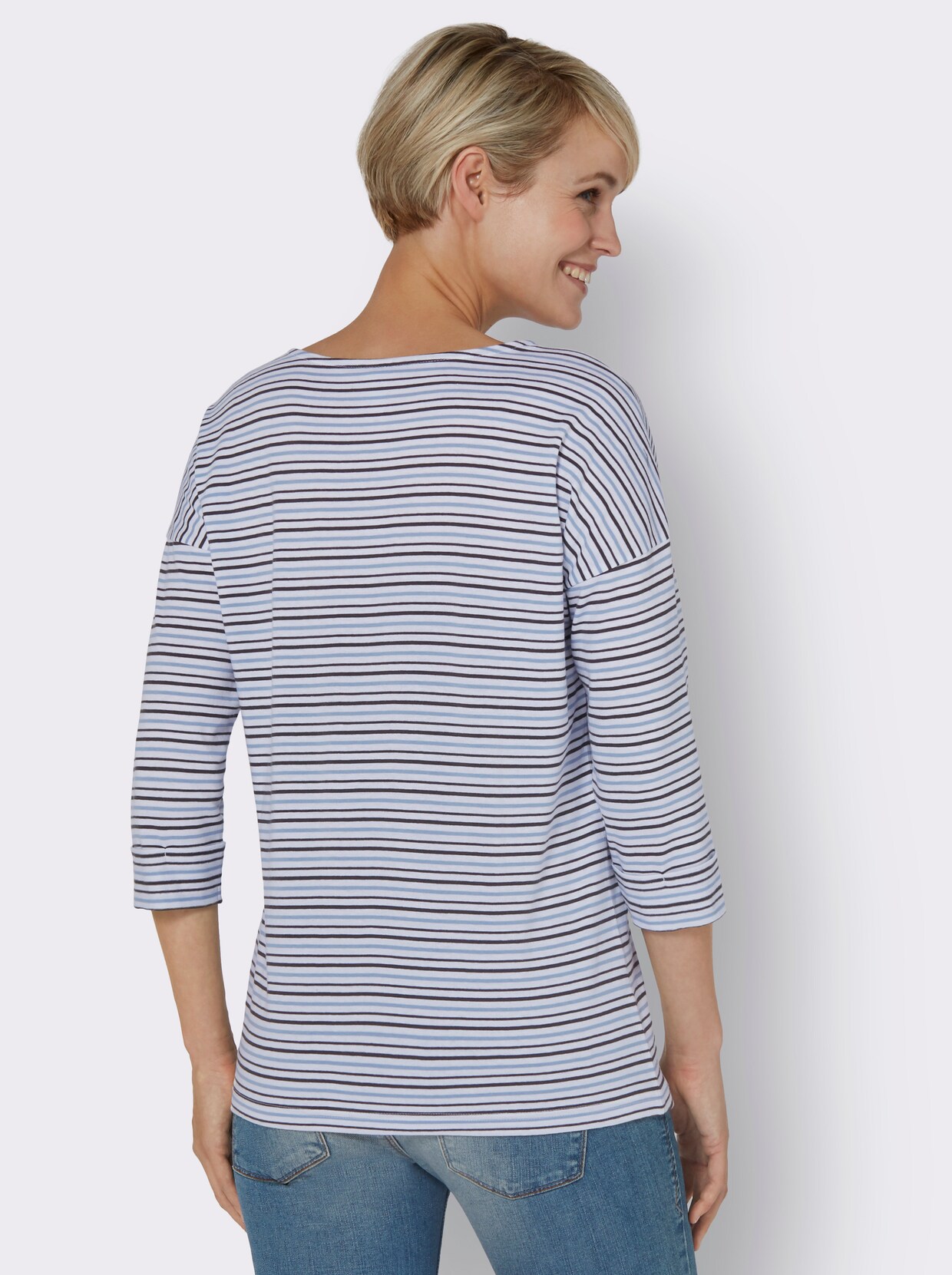 Gestreept shirt - bleu gestreept