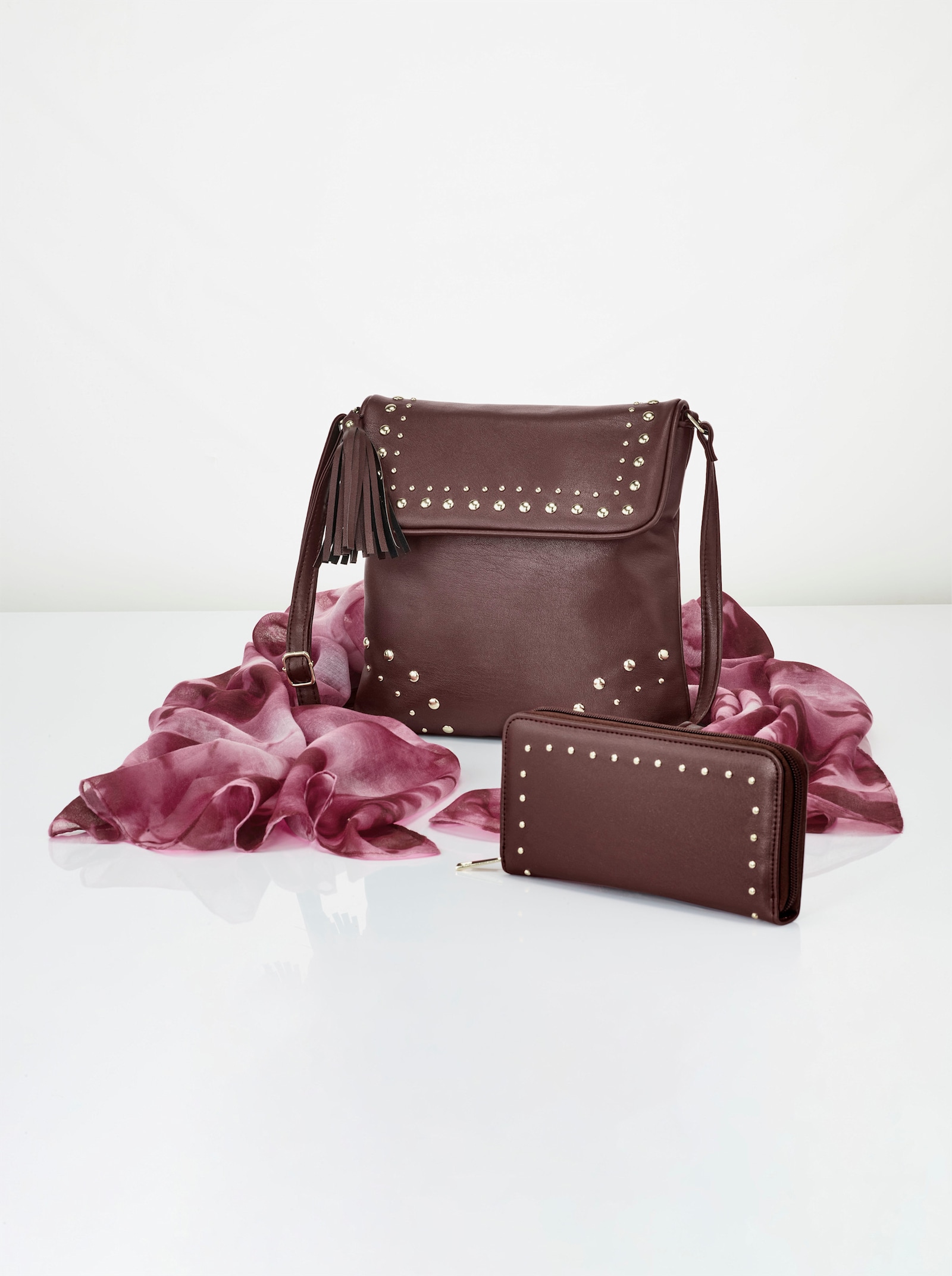 3tlg Accessoire Set - rot