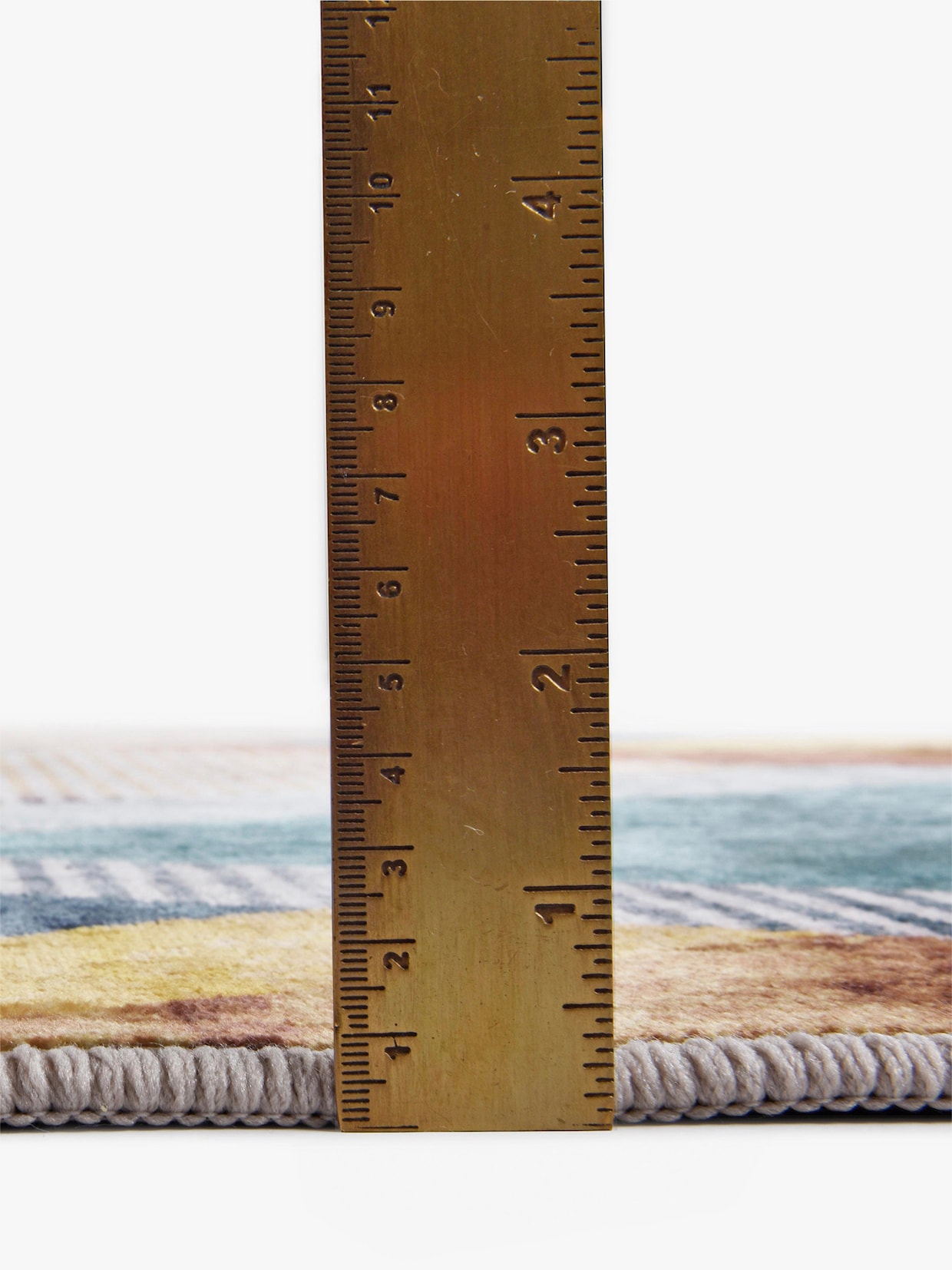 Theko Teppich - grau-bunt