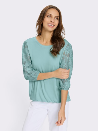 Spitzenshirt - mint