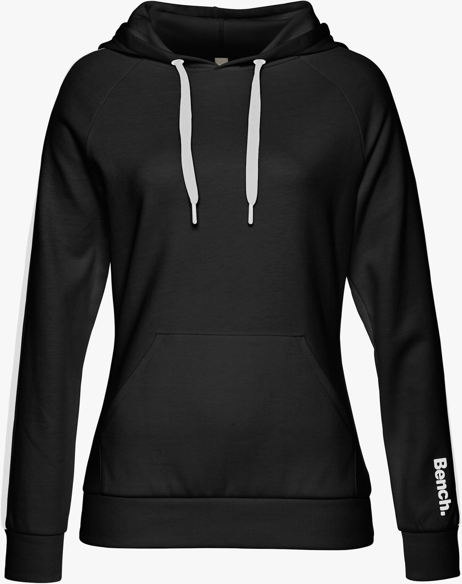 Bench. Loungewear Sweatshirt met capuchon - zwart/wit