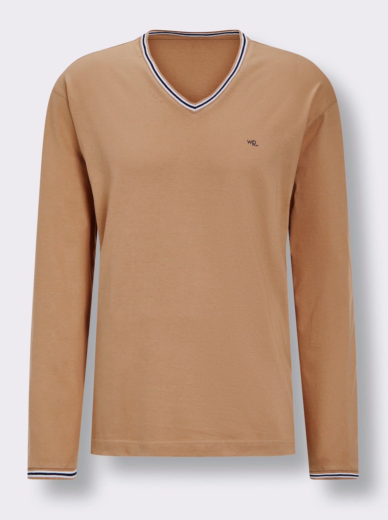 wäschepur men Schlafanzug-Shirt - camel