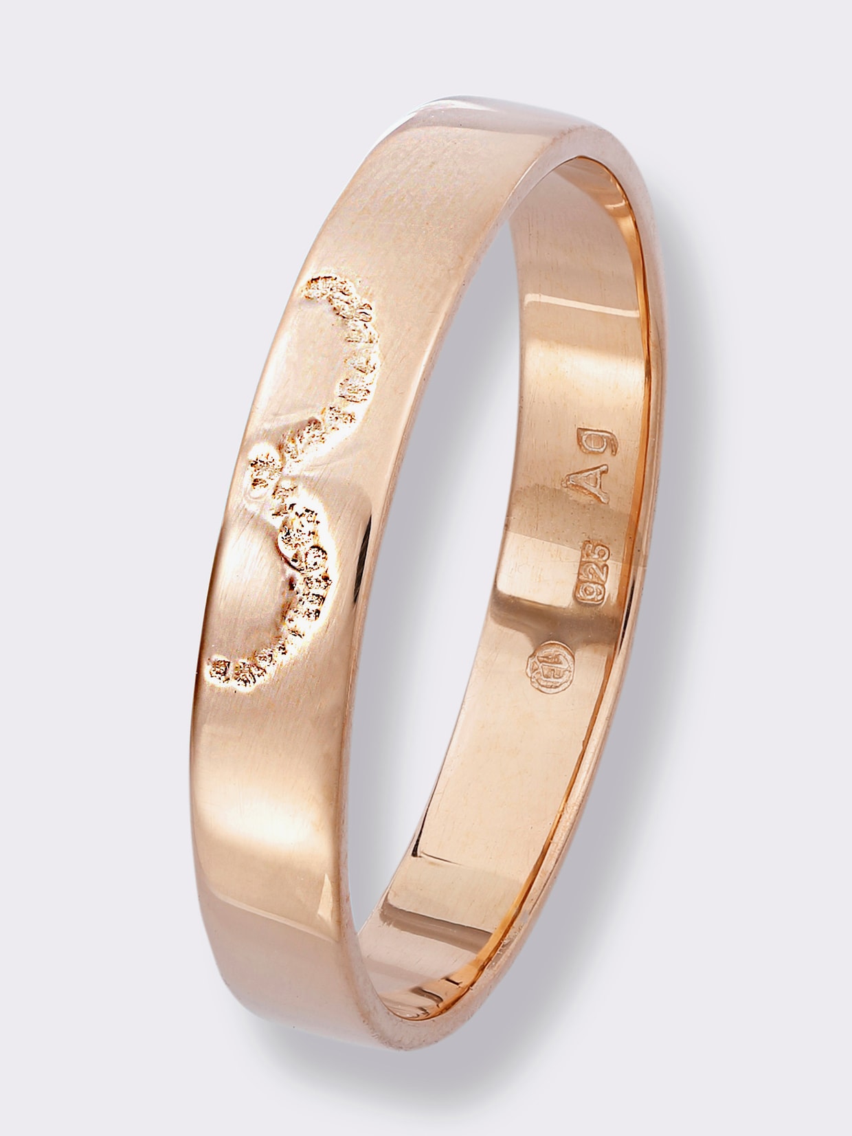 Partnerring - Zilver verguld 925