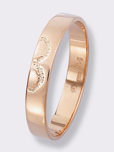 Partnerring - Zilver verguld 925