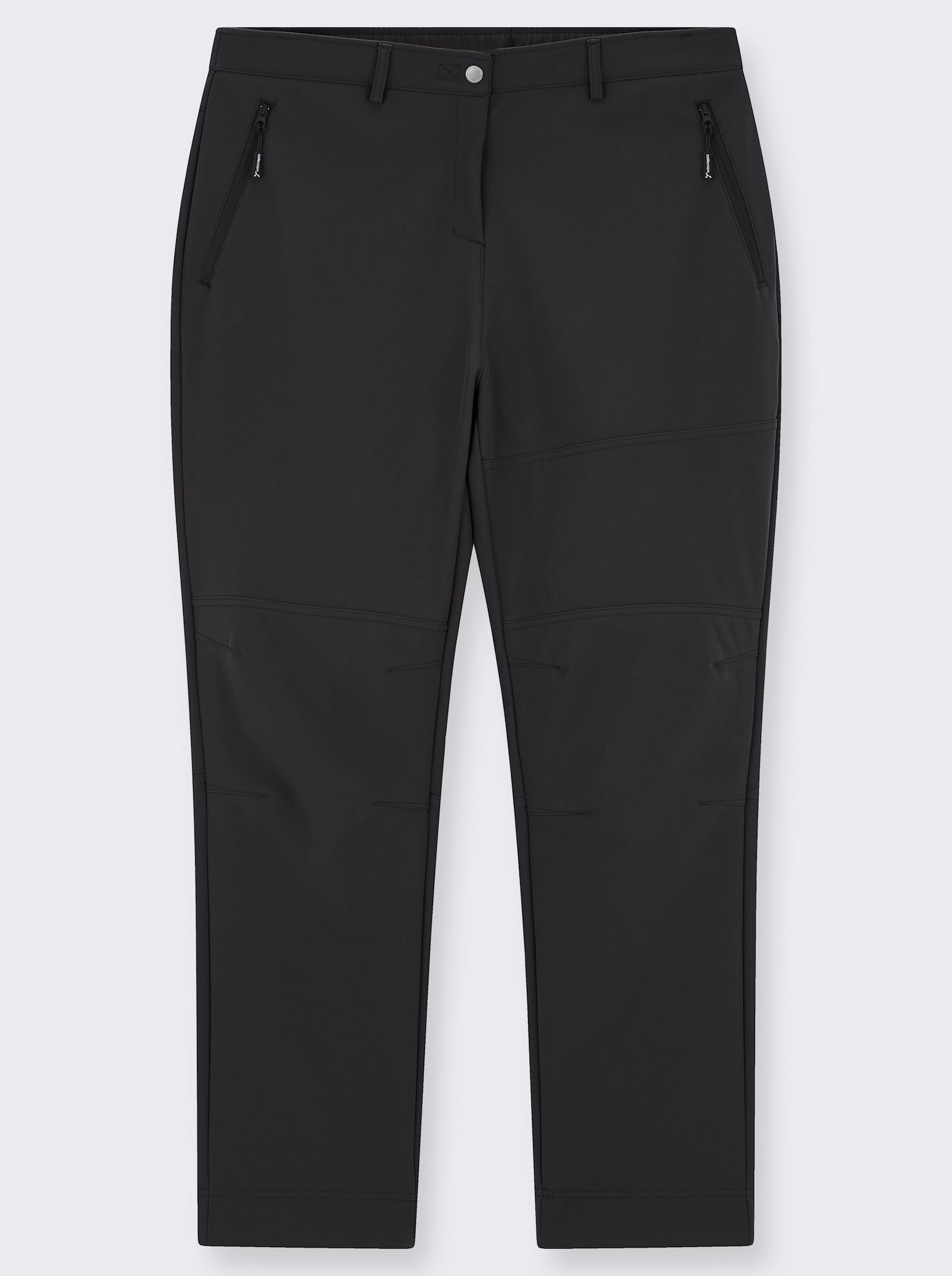 Softshellhose mit Fleece-Innenseite - schwarz