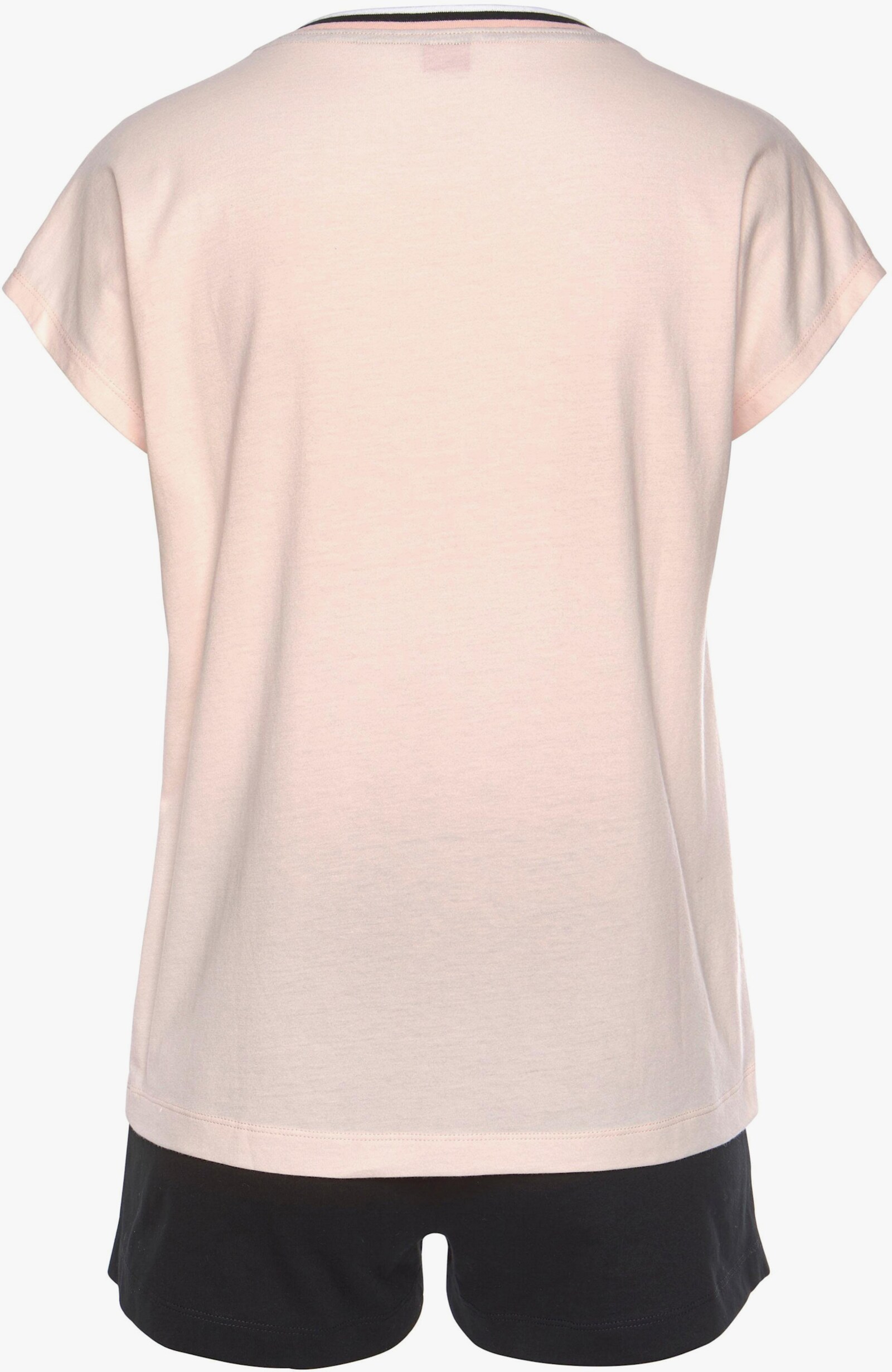 s.Oliver Pyjama court - rose clair-noir