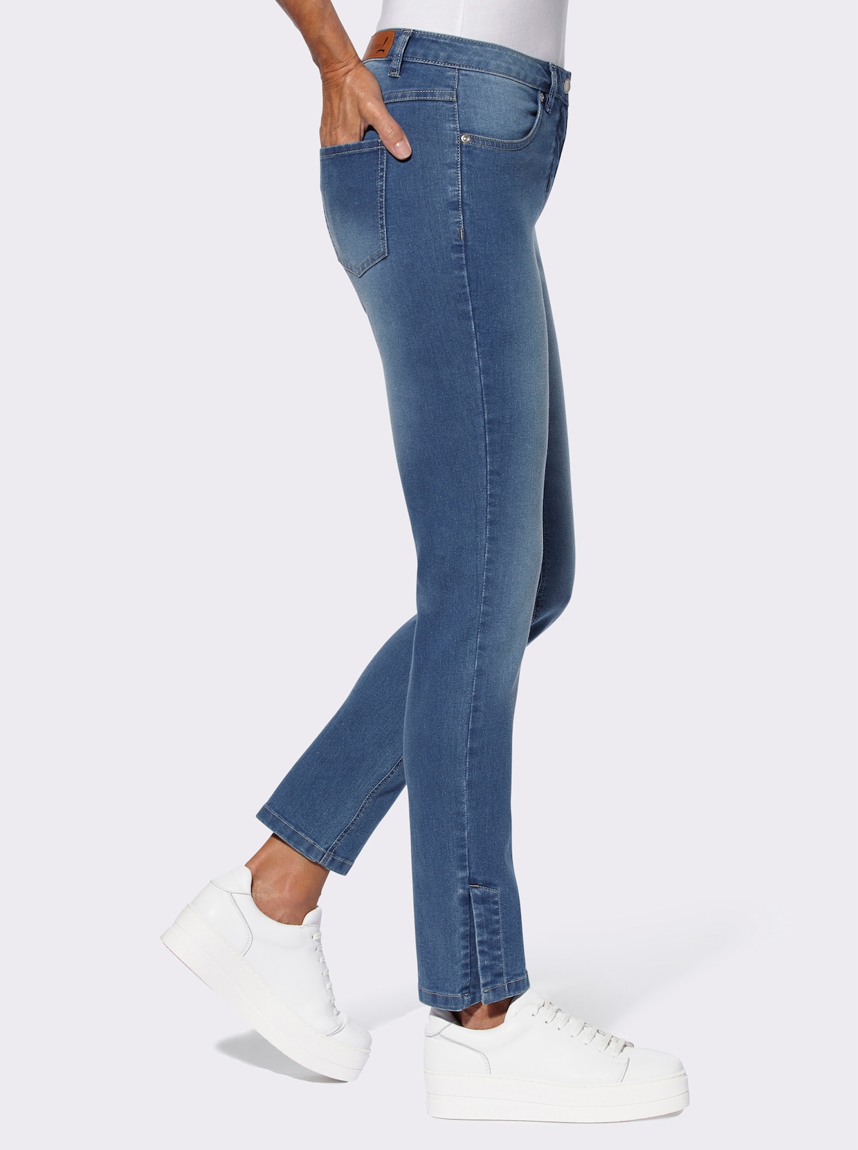 Jeans - blue-stone-washed