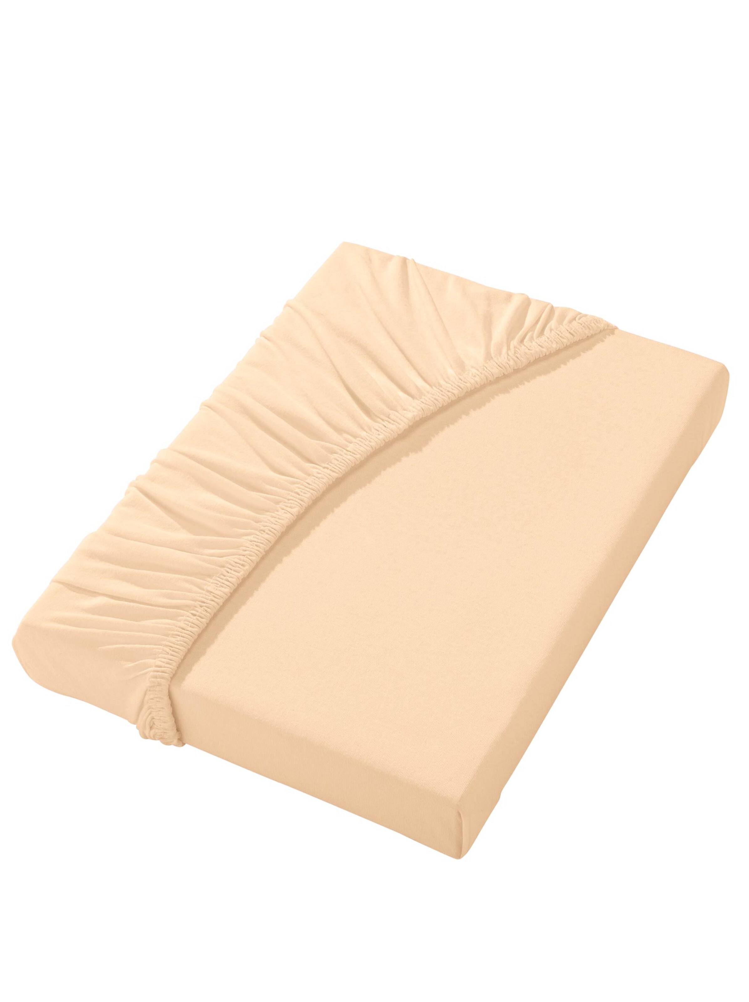 Spannbetttuch - beige