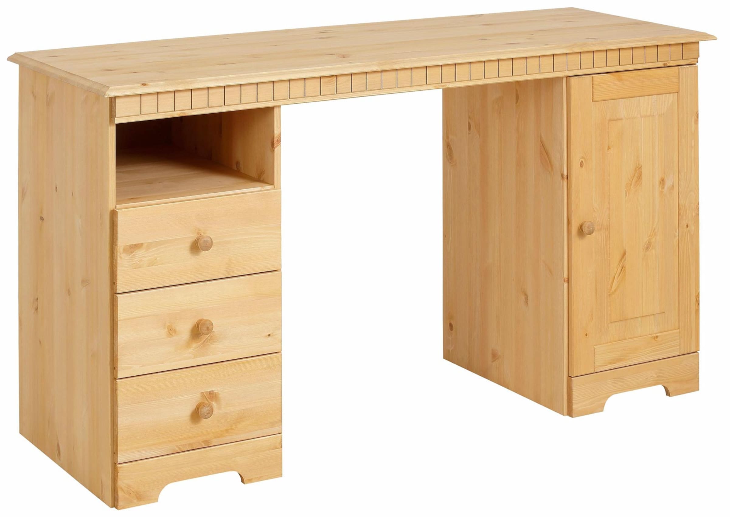 Möbel Sekretäre & Schreibtische Home affaire Schreibtisch in natur gebeizt/gewachst Möbel Sekretäre & Schreibtische Home affaire Schreibtisch in natur gebeizt/gewachst