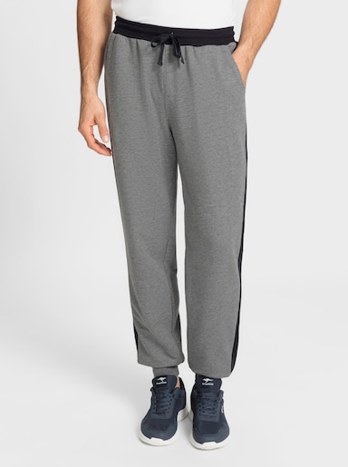 Catamaran Sports Freizeithose mit Bündchen am Saum - grau-meliert