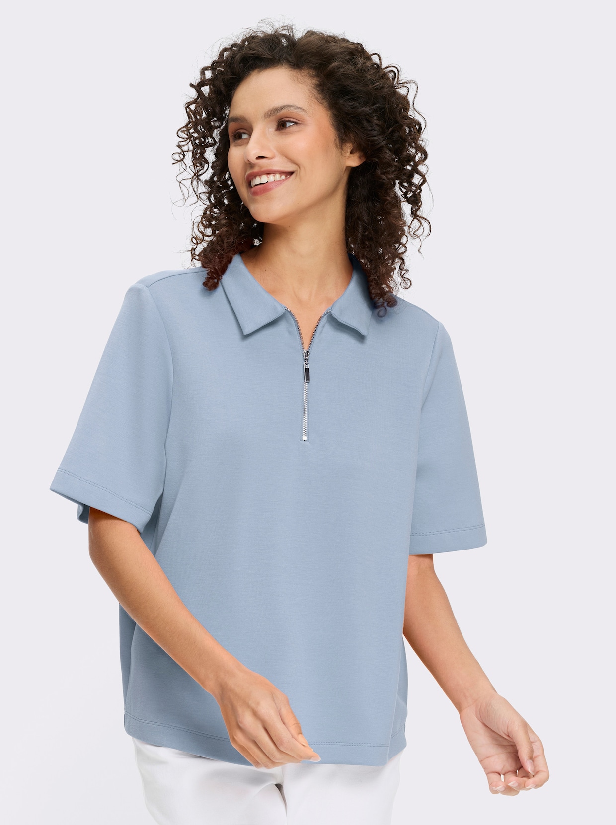 heine Poloshirt - eisblau