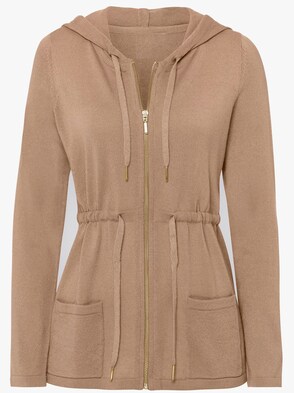 Strickjacke - camel