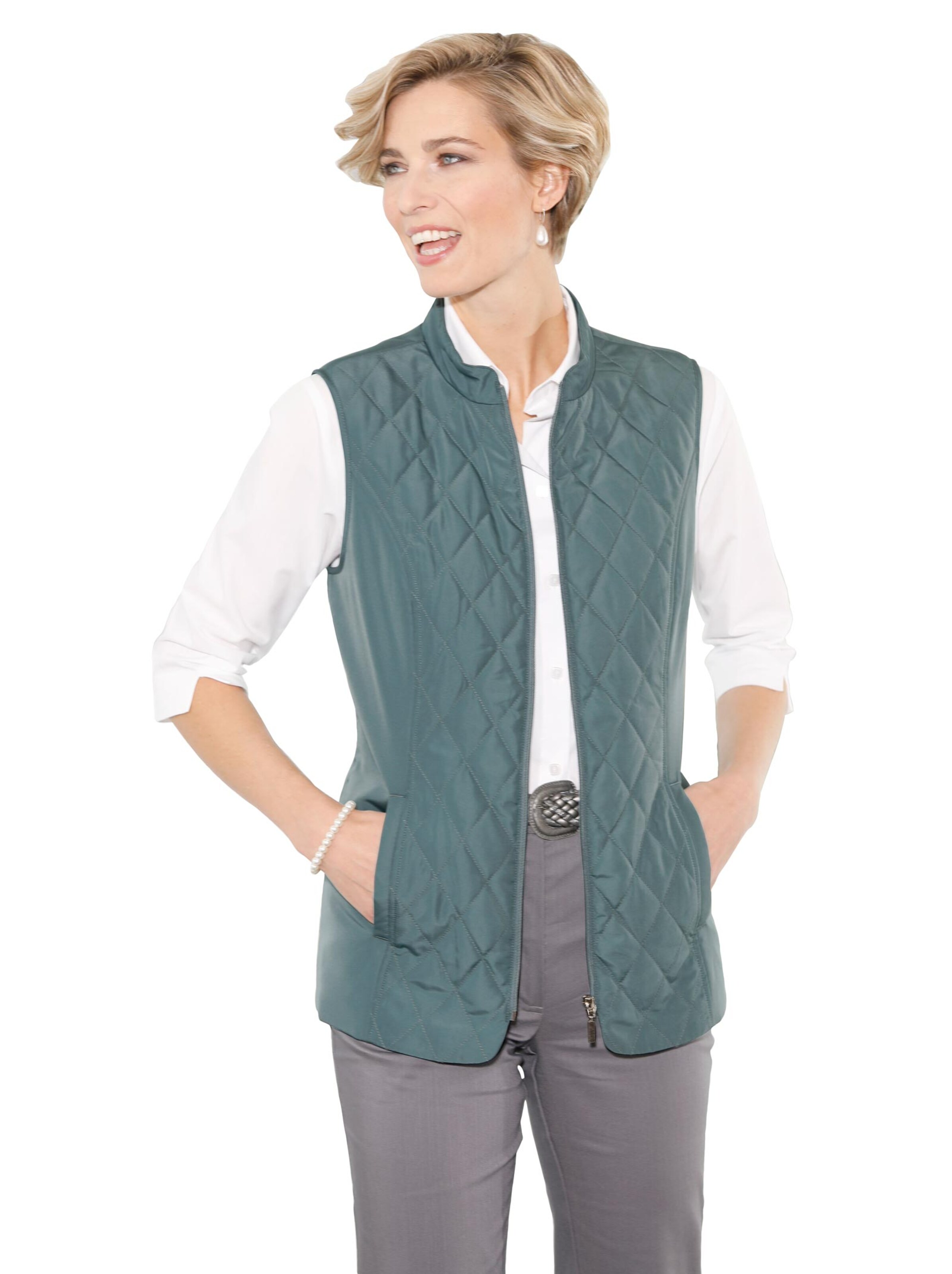 Weste - wintertürkis