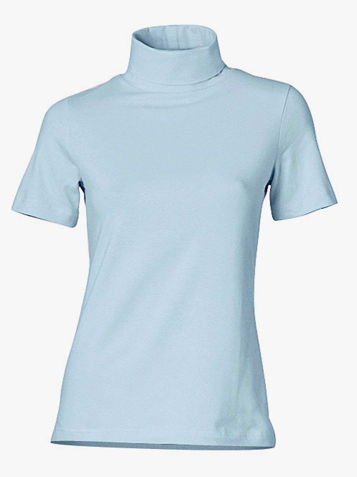 Linea Tesini Rollkragen-Shirt - bleu