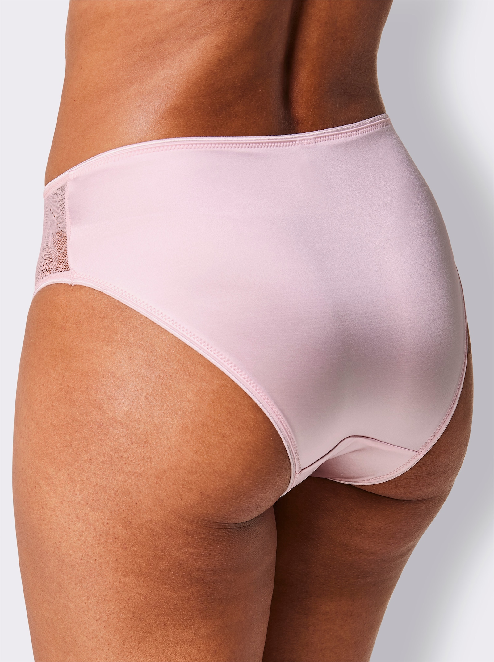 wäschepur Jazzpants met kantinzet - lichtroze