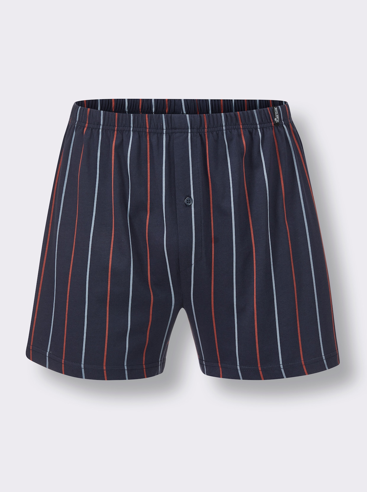 KINGsCLUB Boxershorts - marine gestreept + marine + marine geruit