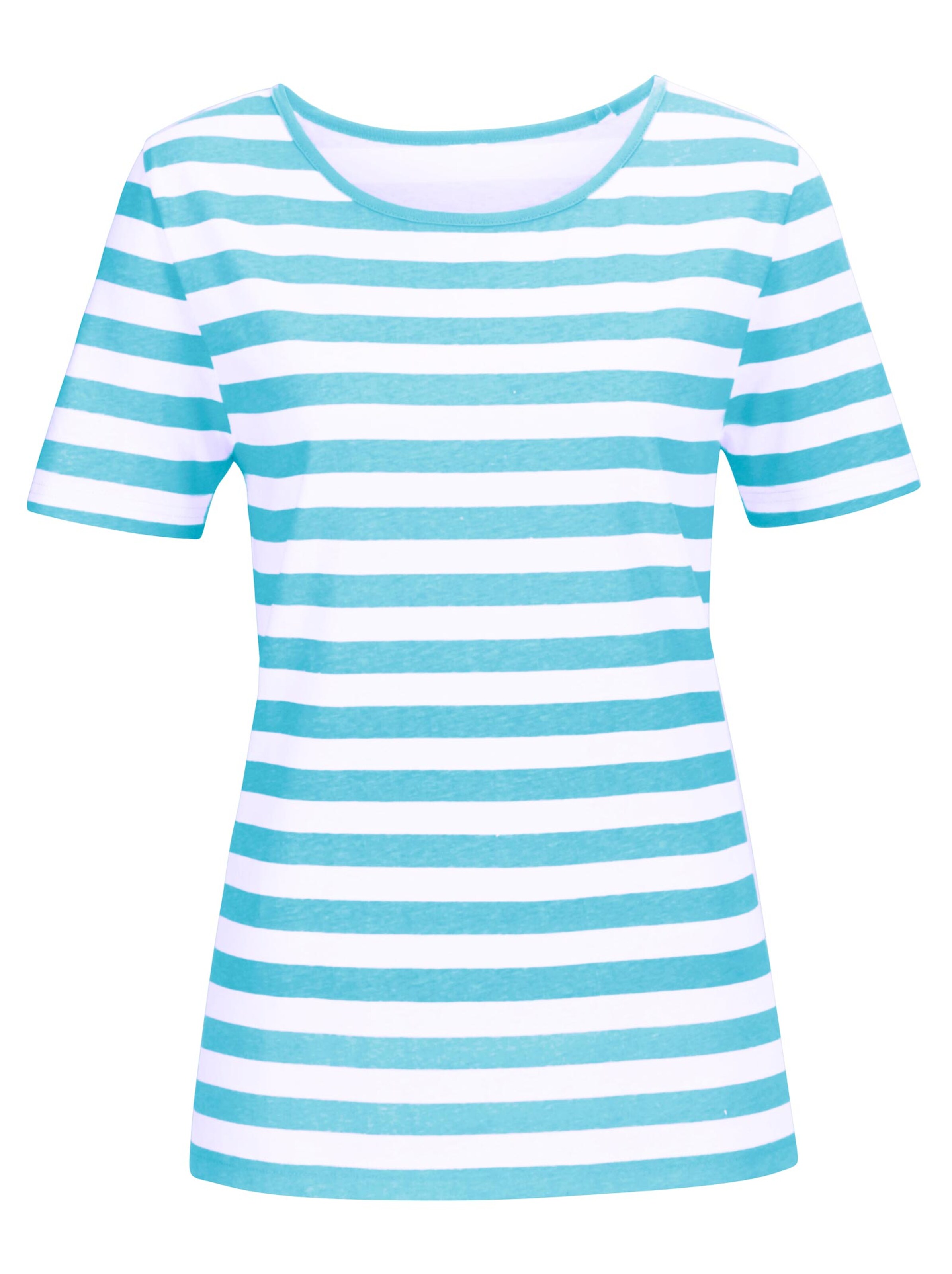 Shirt - mint-geringelt