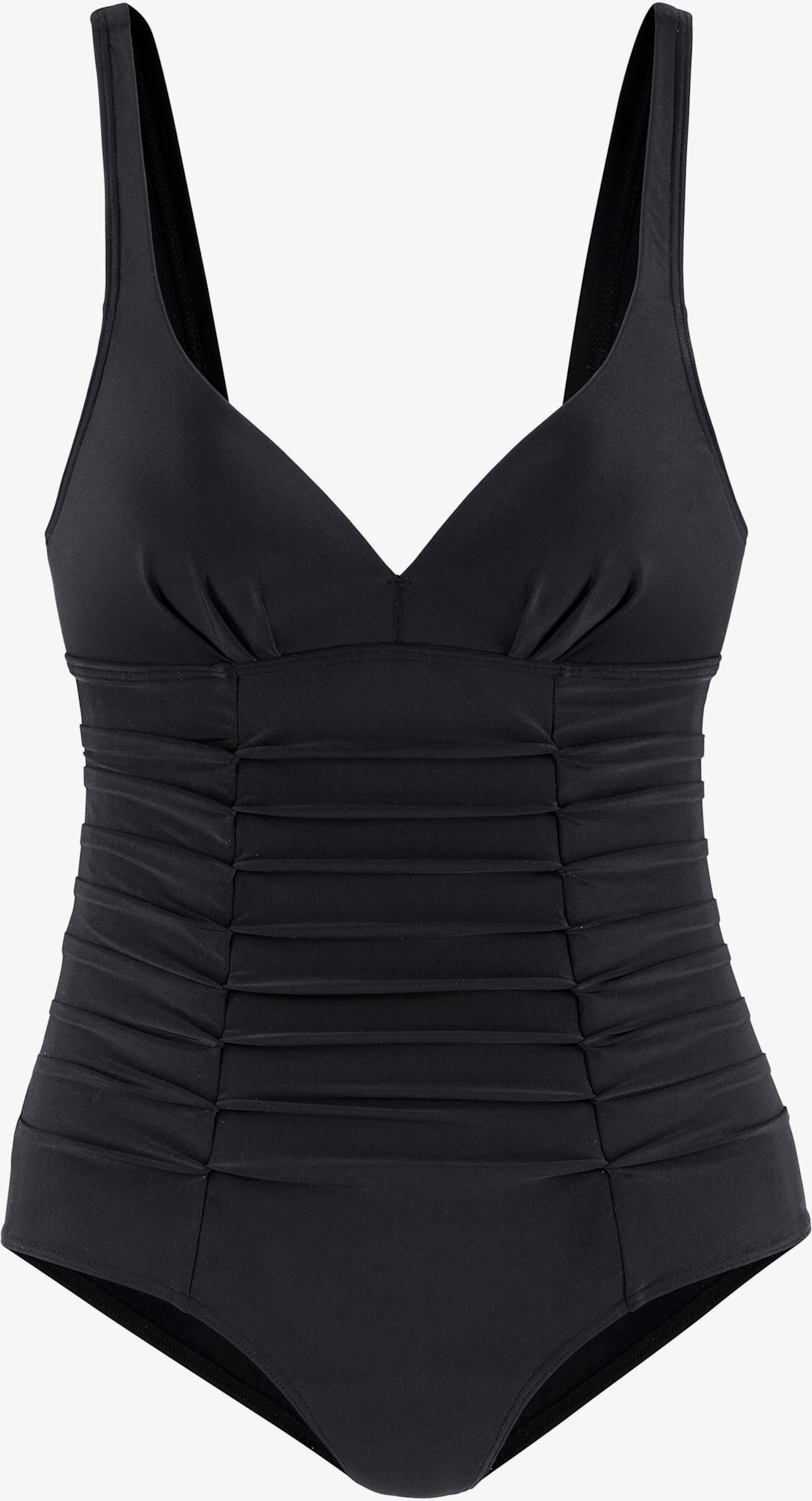 LASCANA Badeanzug - schwarz