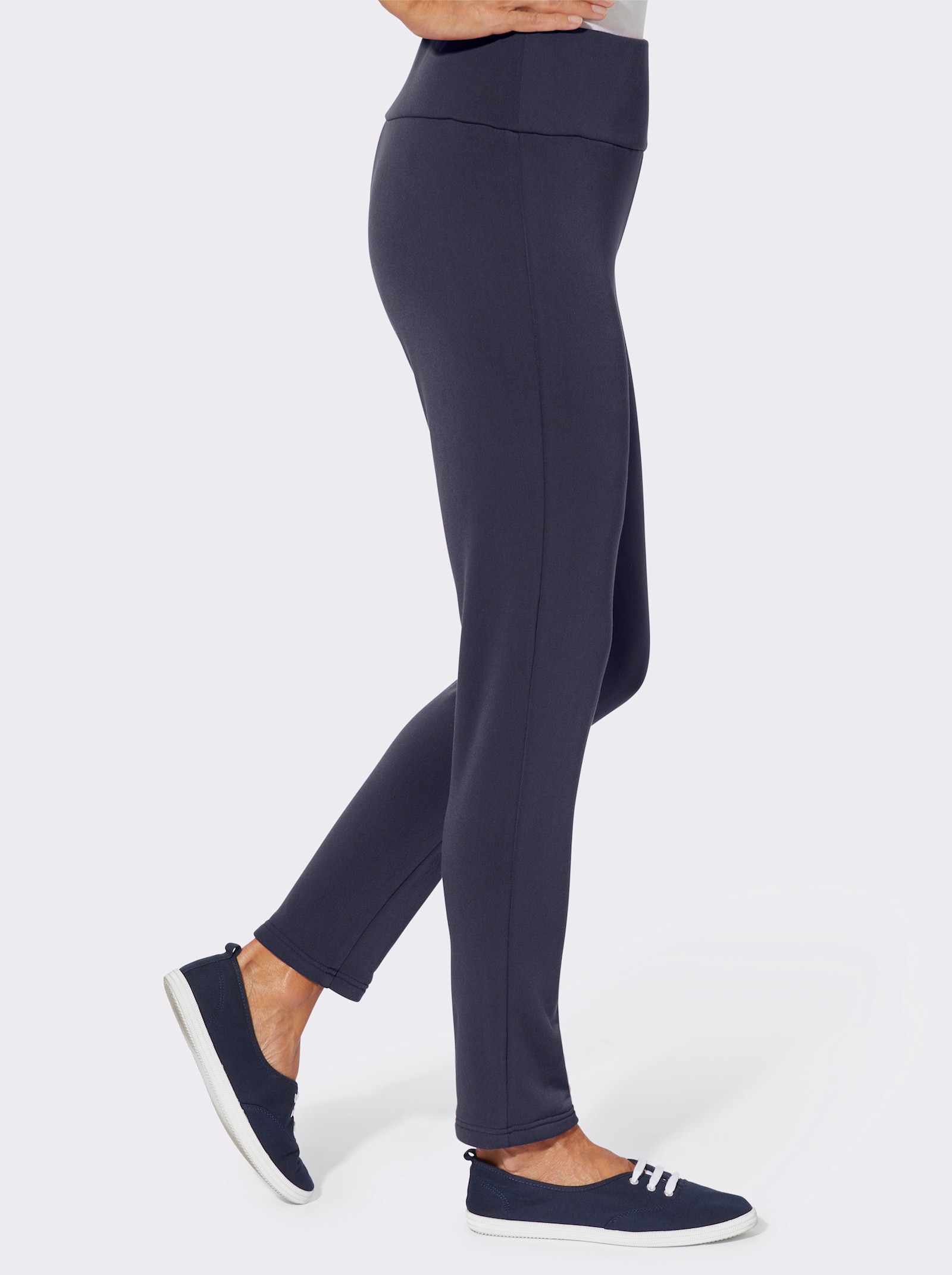 Thermoleggings mit Fleece-Futter - marine