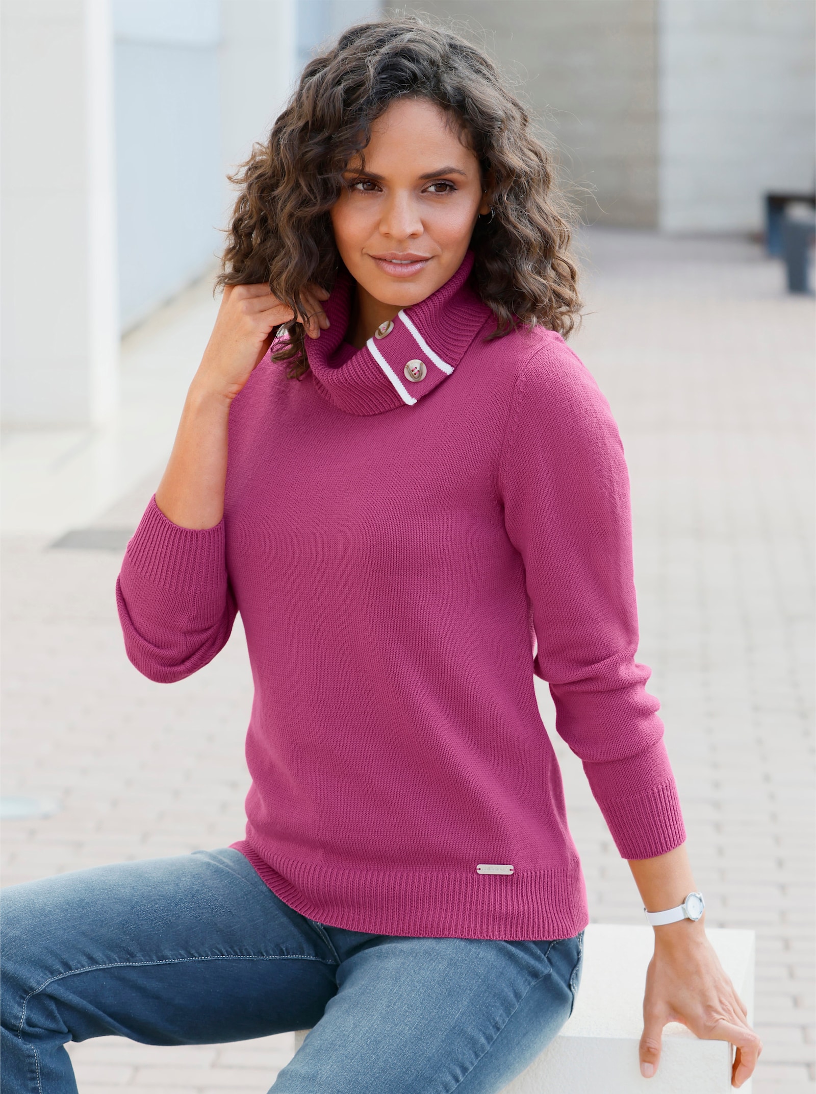 Pullover mit Rollkragen - erika