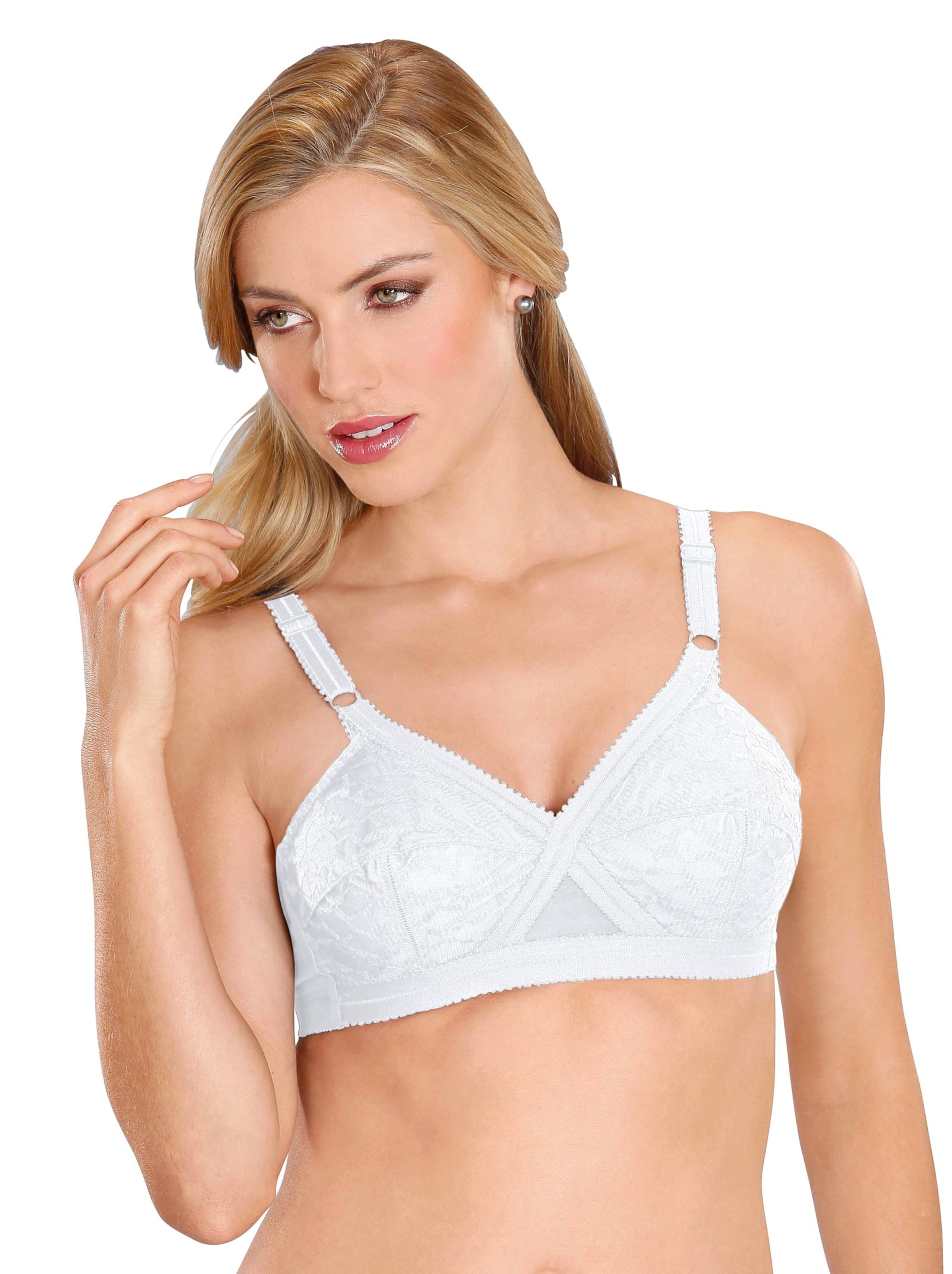 BH ohne Bügel - weiß