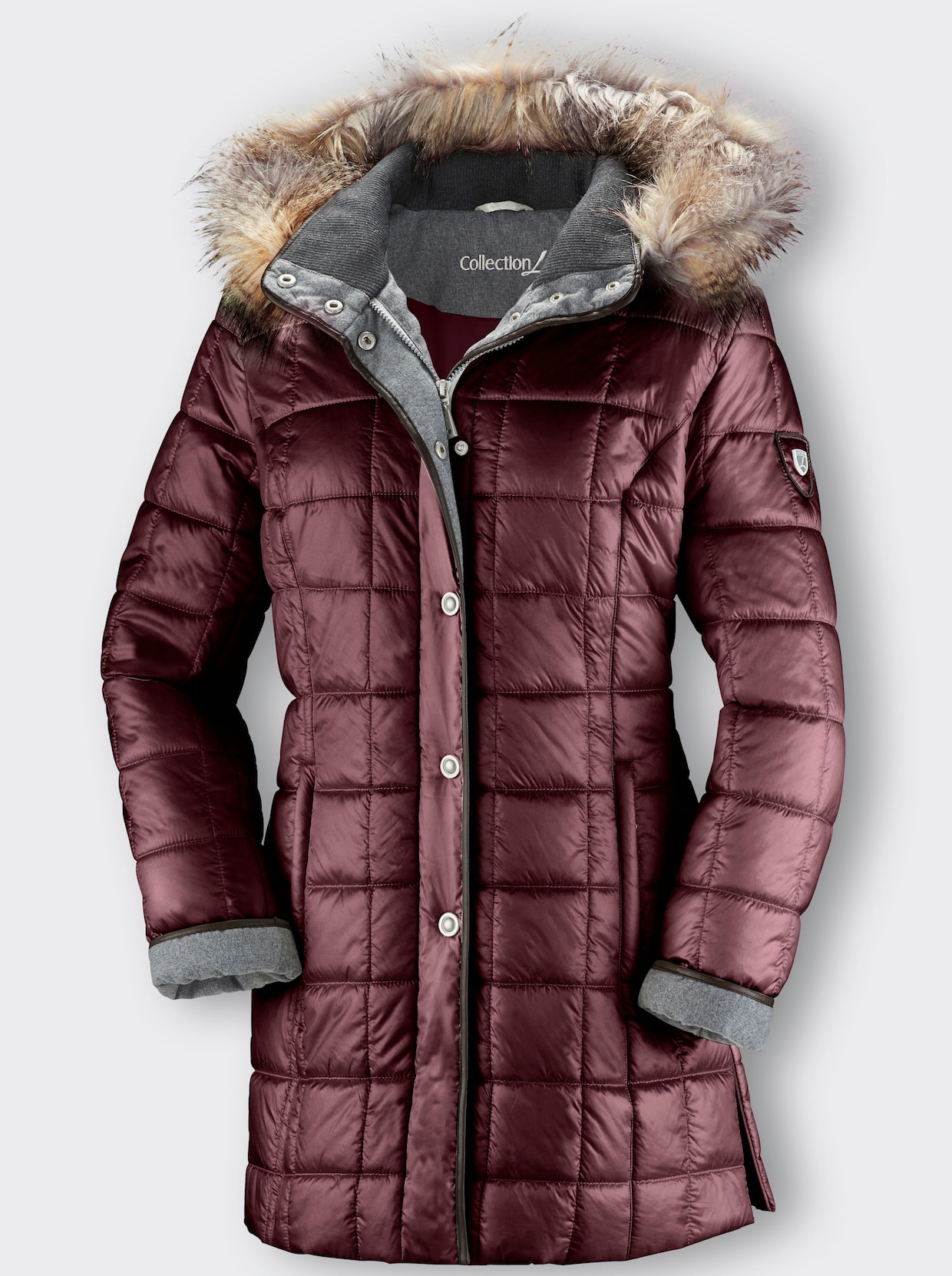 Steppjacke - bordeaux