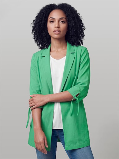 heine Blazer mit Halbarm - grasgrün