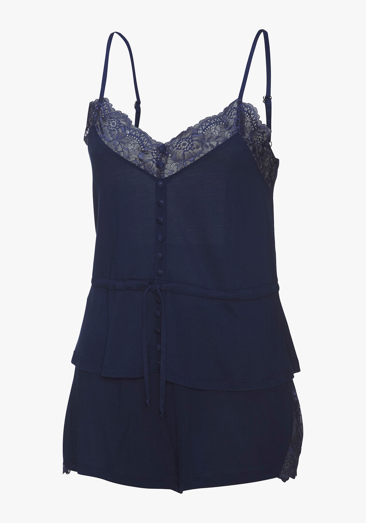 LASCANA Pyjama court - bleu nuit