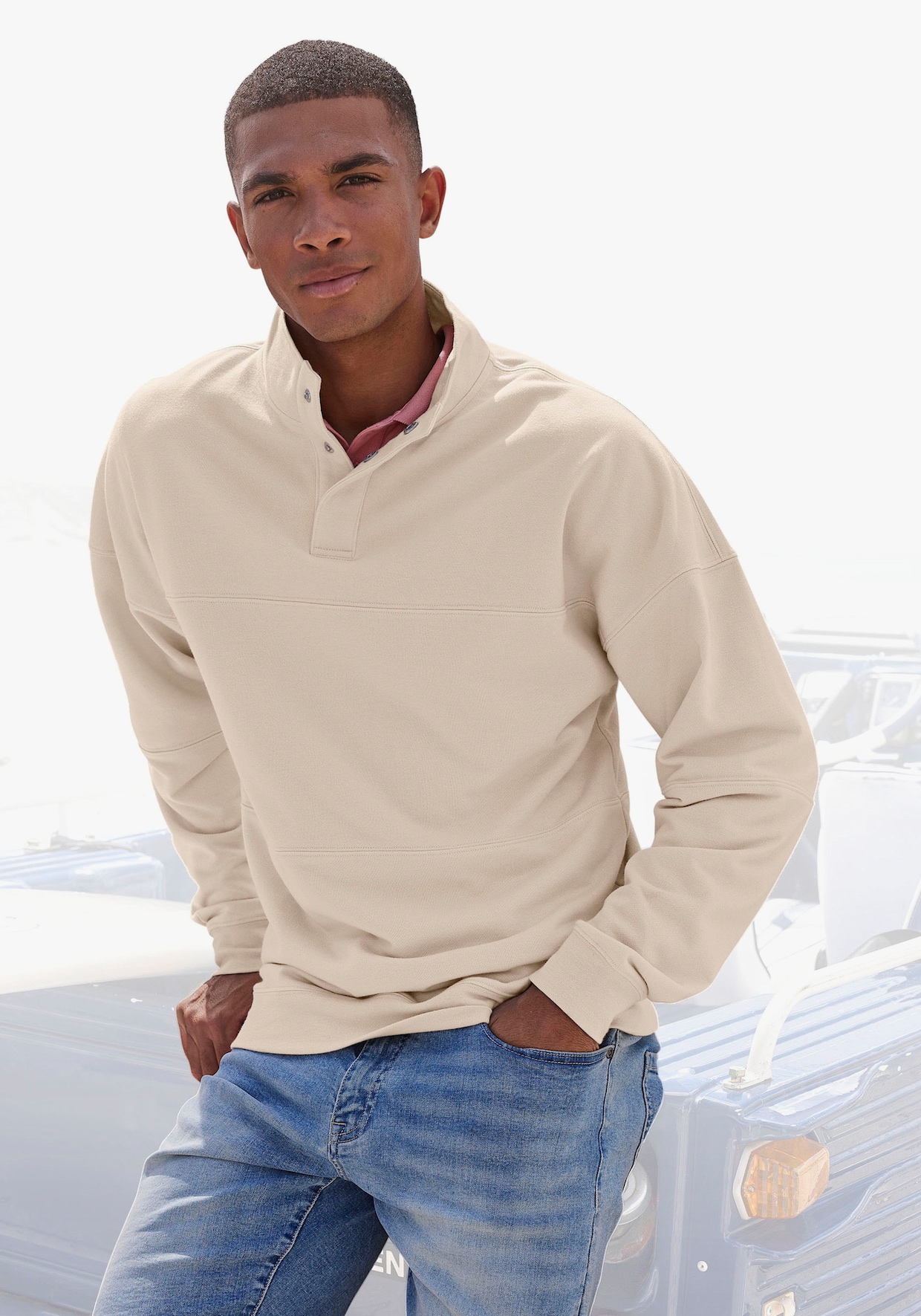 H.I.S Sweatshirt - beige