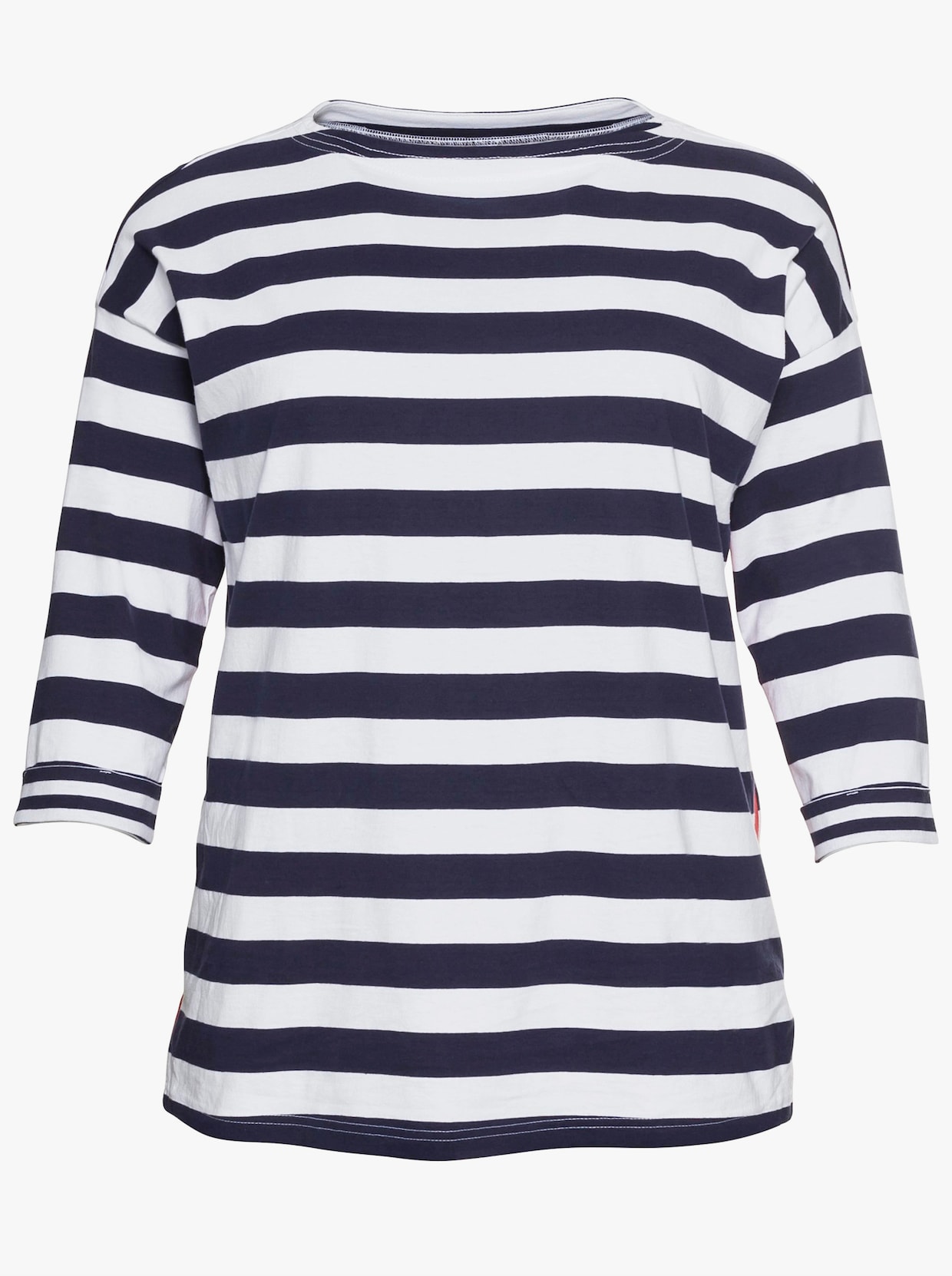 sheego Streepjesshirt - marine