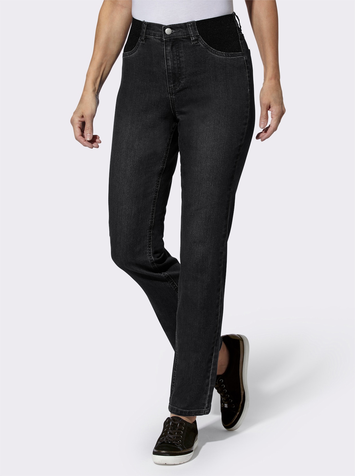 jeans - black denim