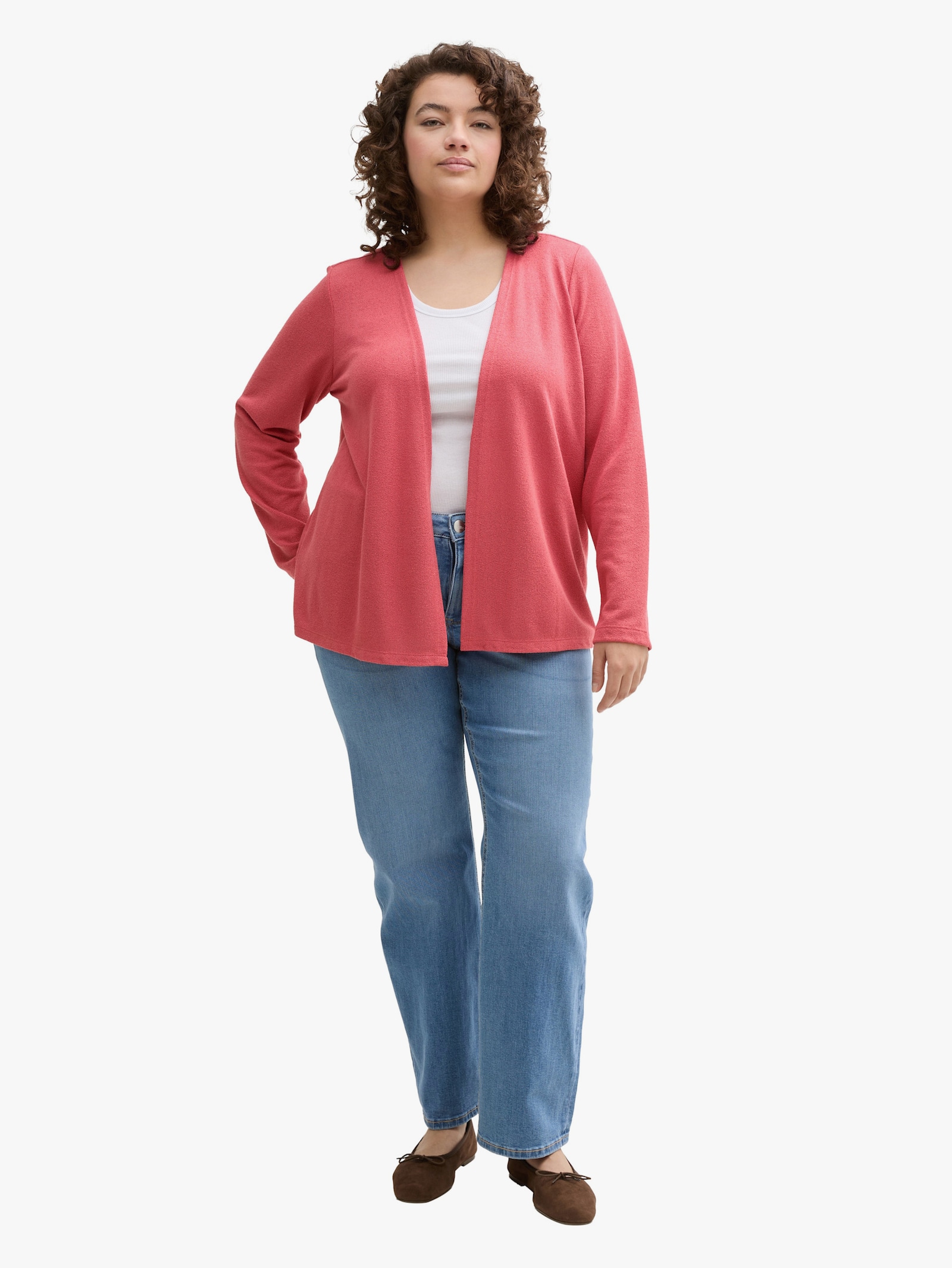 Langarmshirt - berry red