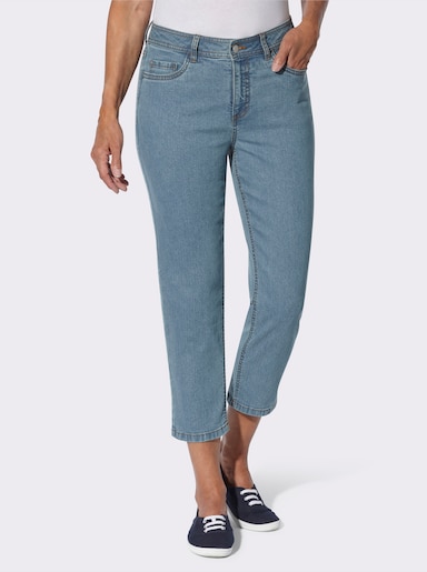 7/8-Jeans in 5-Pocket-Form - blue-bleached