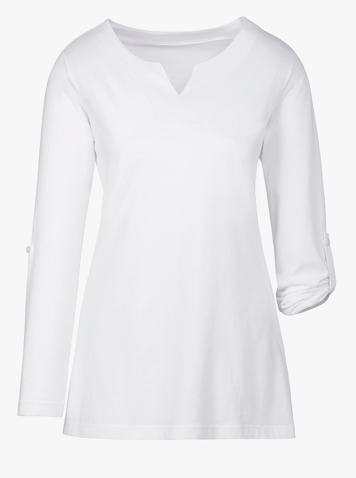 Longshirt - weiss