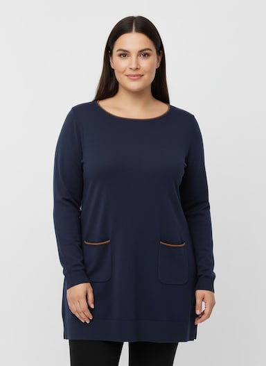 Longpullover - dunkelblau