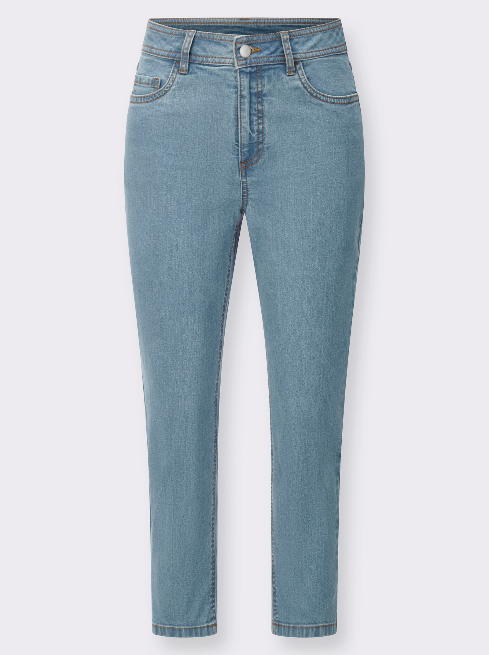 7/8-Jeans in 5-Pocket-Form - blue-bleached