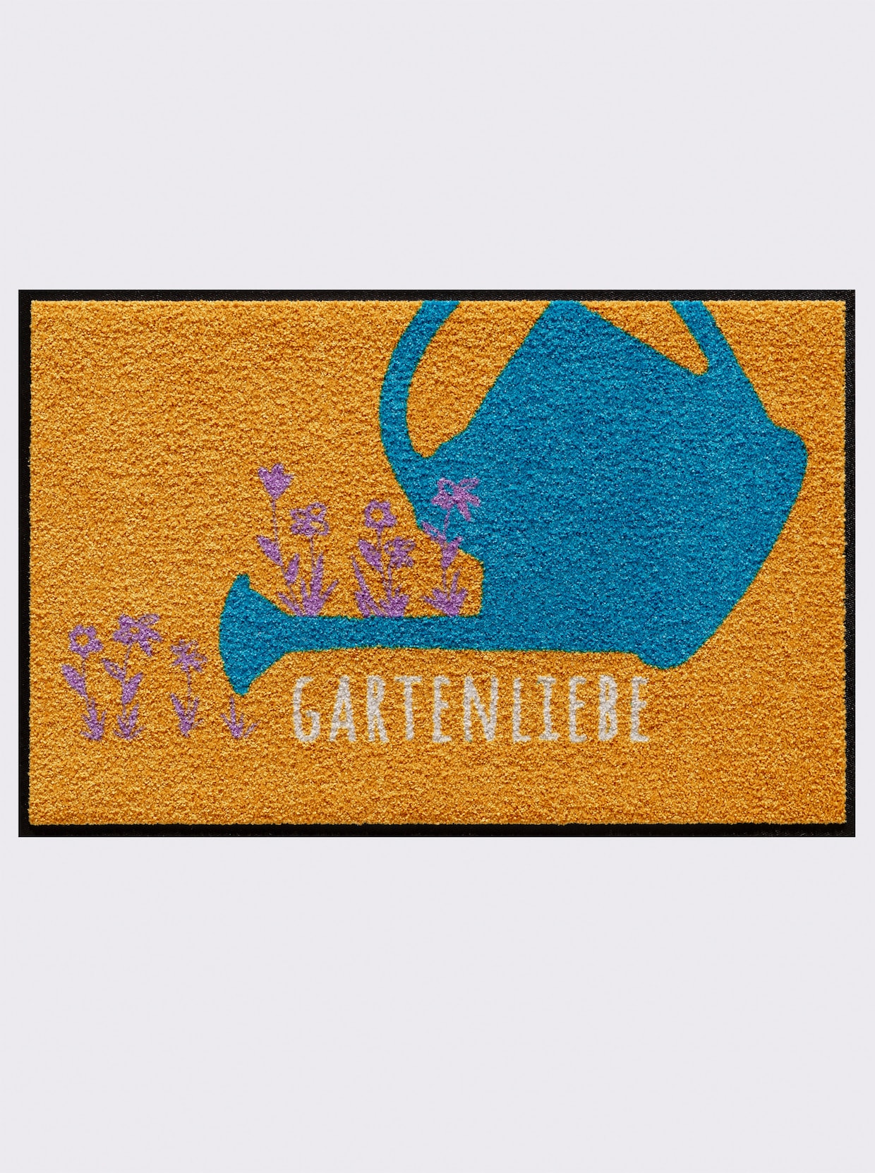 Salonloewe Voetmat - zonnegeel bedrukt
