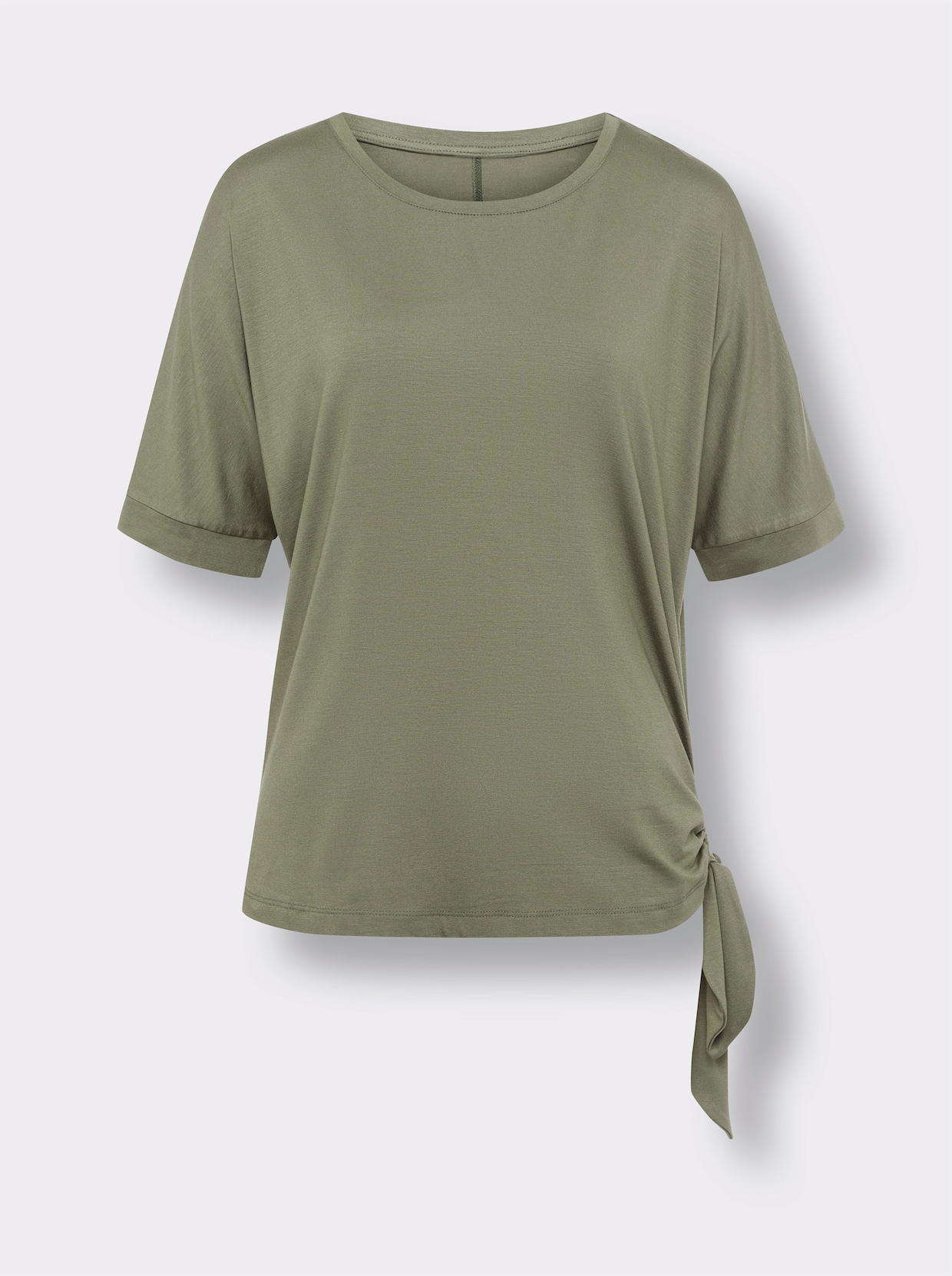 heine Shirt met ronde hals - kaki