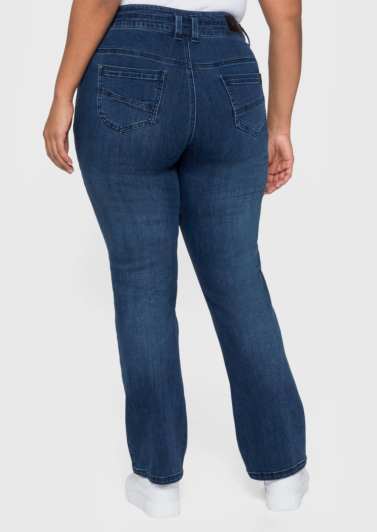 sheego Rechte jeans - dark blue denim
