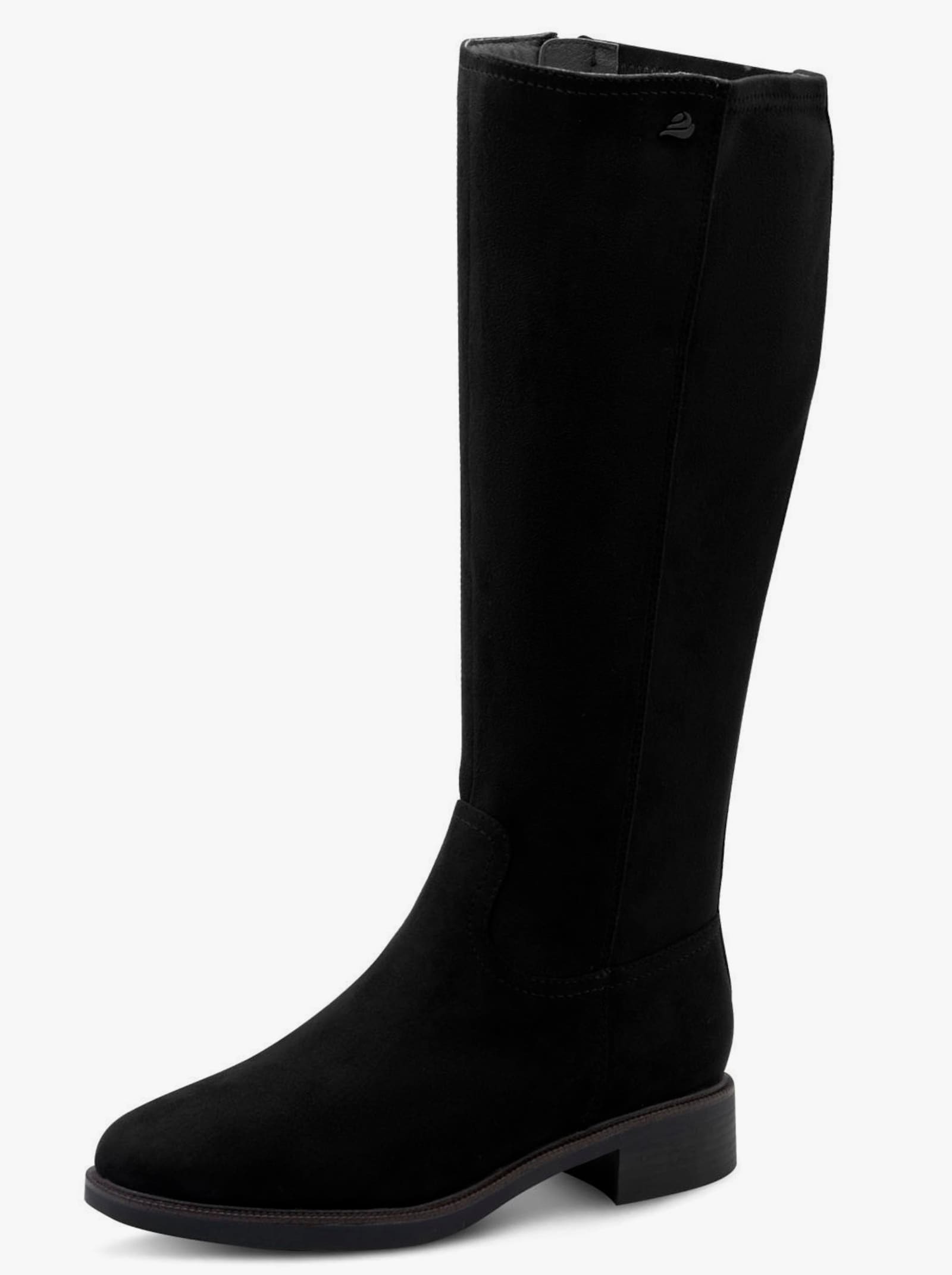 Jana Stiefel mit Stretch-Einsatz - schwarz