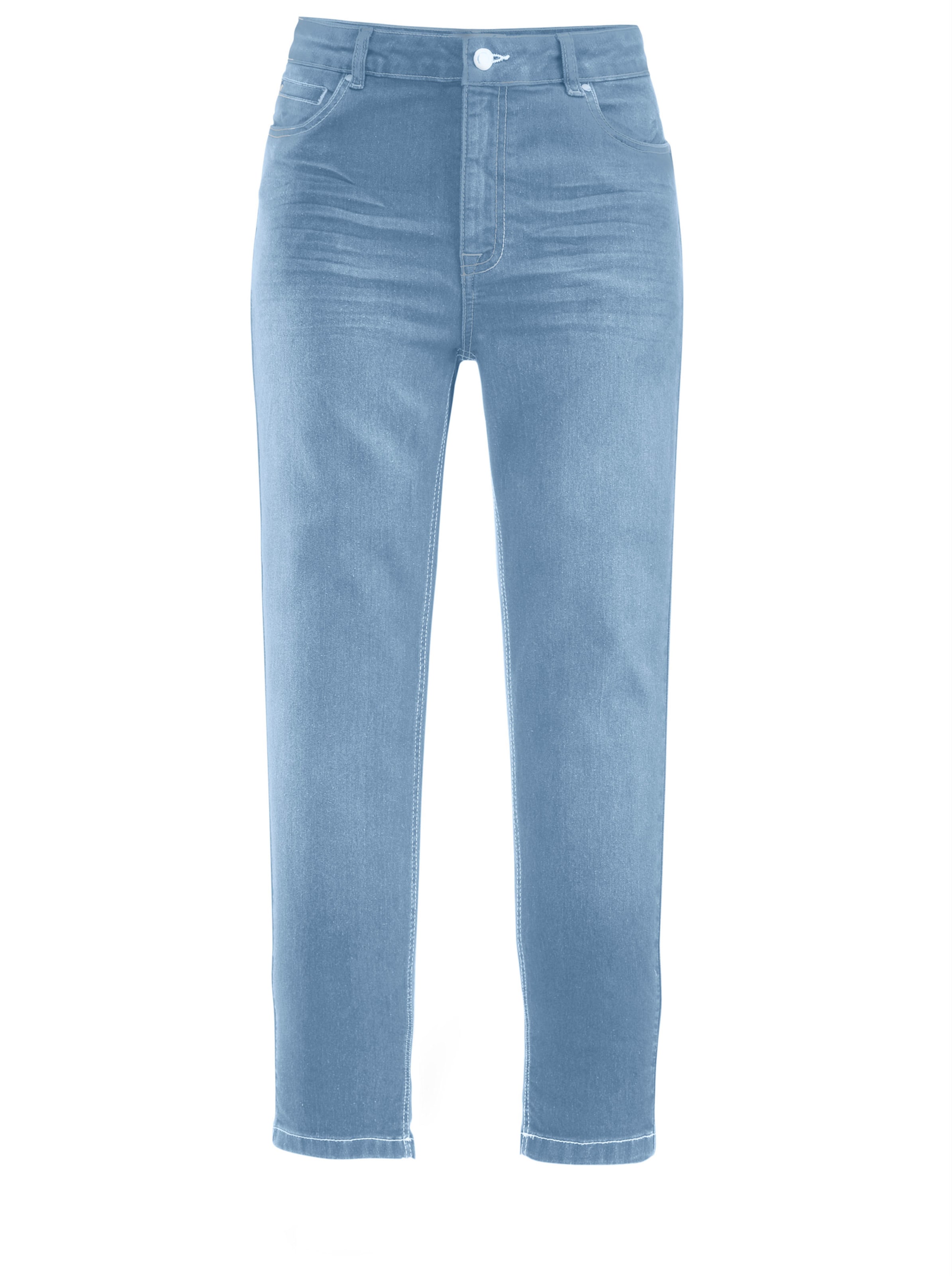 Blue-Bleached 7/8-Jeans - Bild 3