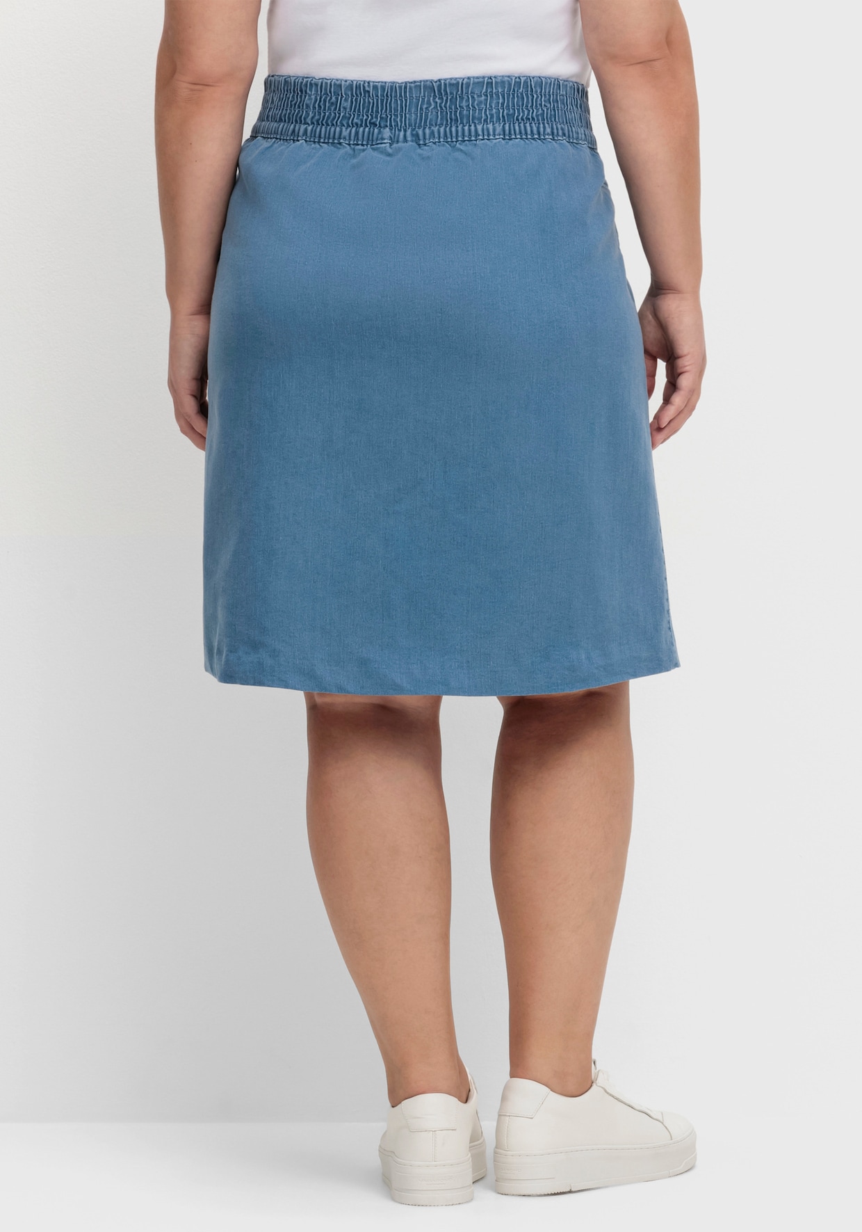 Jeansrock - blue-bleached