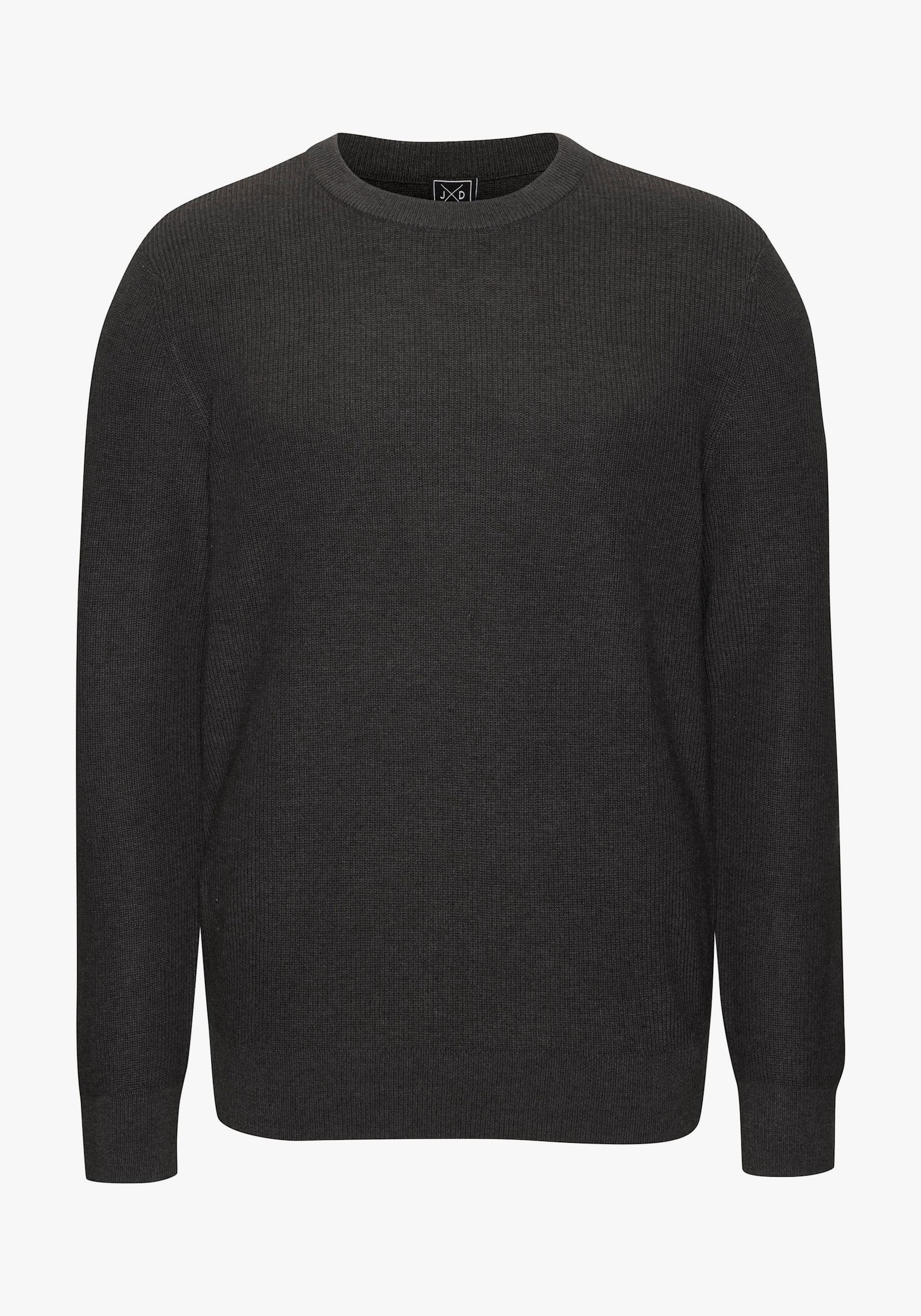 John Devin Gebreide pullover - antraciet