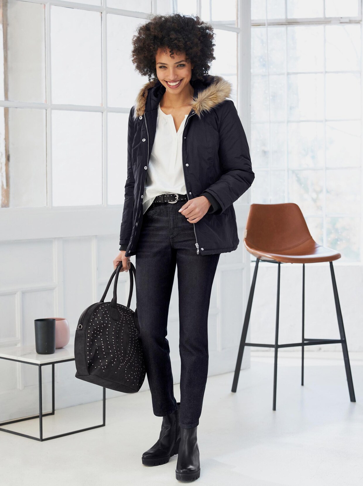 Linea Tesini Outdoorjacke - schwarz